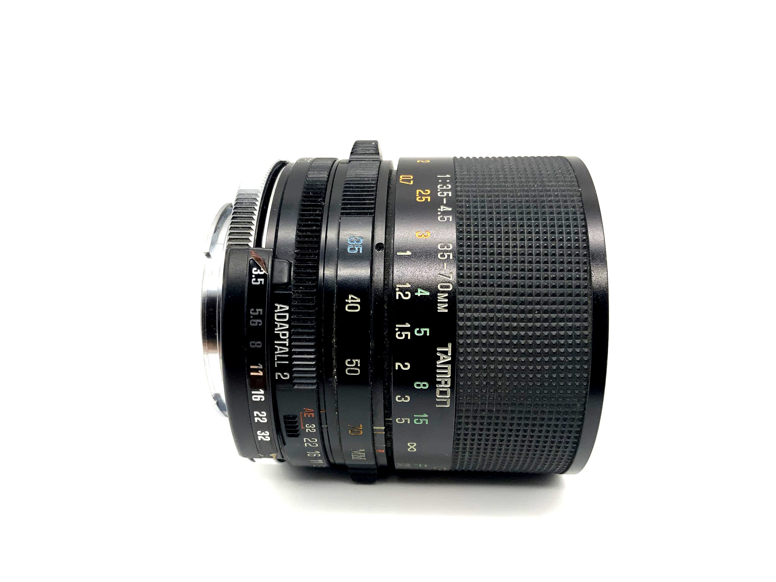 Tamron 35-70mm 1:3.5-4.5 Lens Adaptall 2 CF Macro BBAR MC Lens (Rollei QBM)