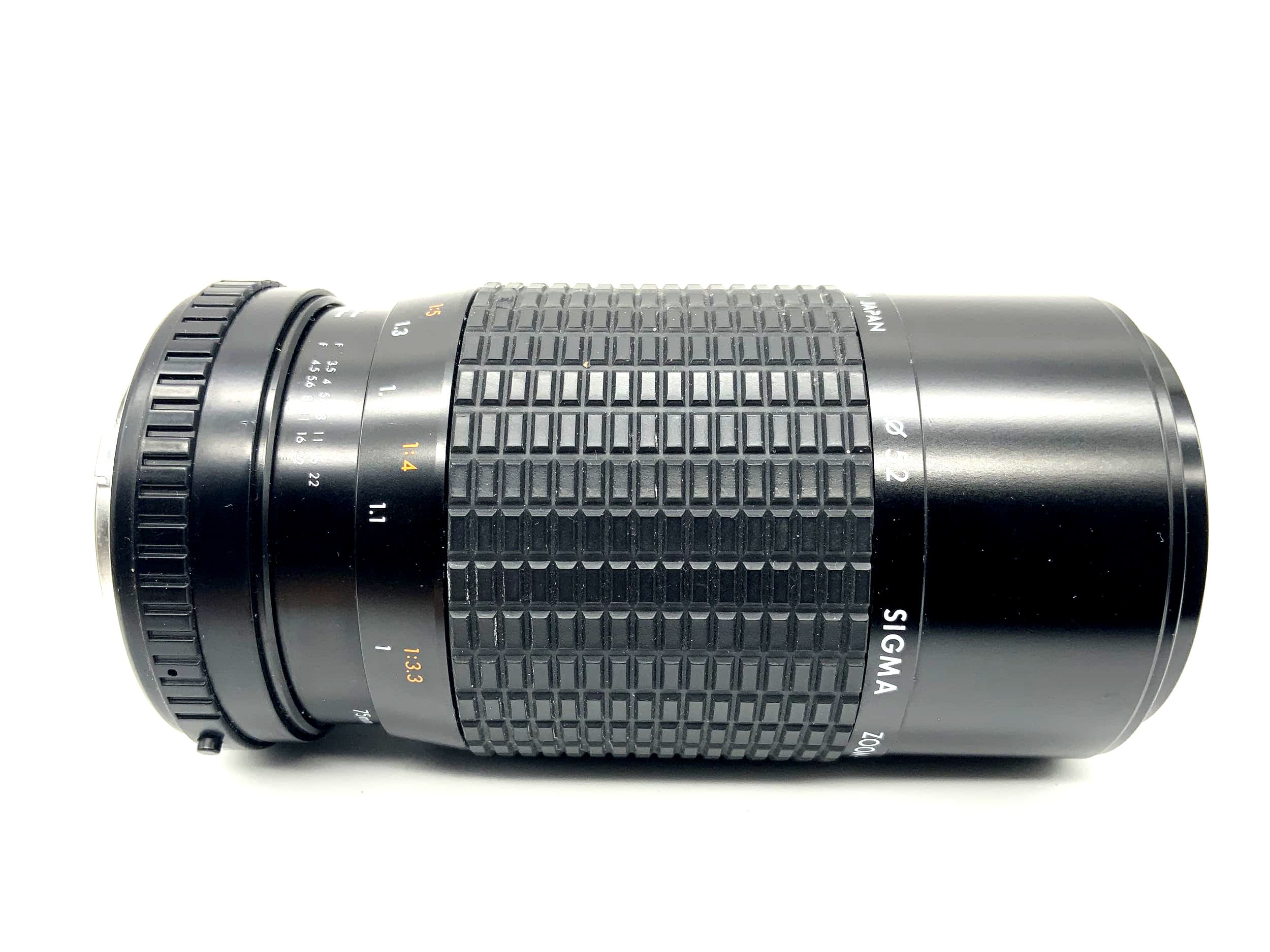 Sigma 75-210mm 1:3.5-4.5 Lens Multi-Coated Macro Zoom-K III Lens (Pentax K)