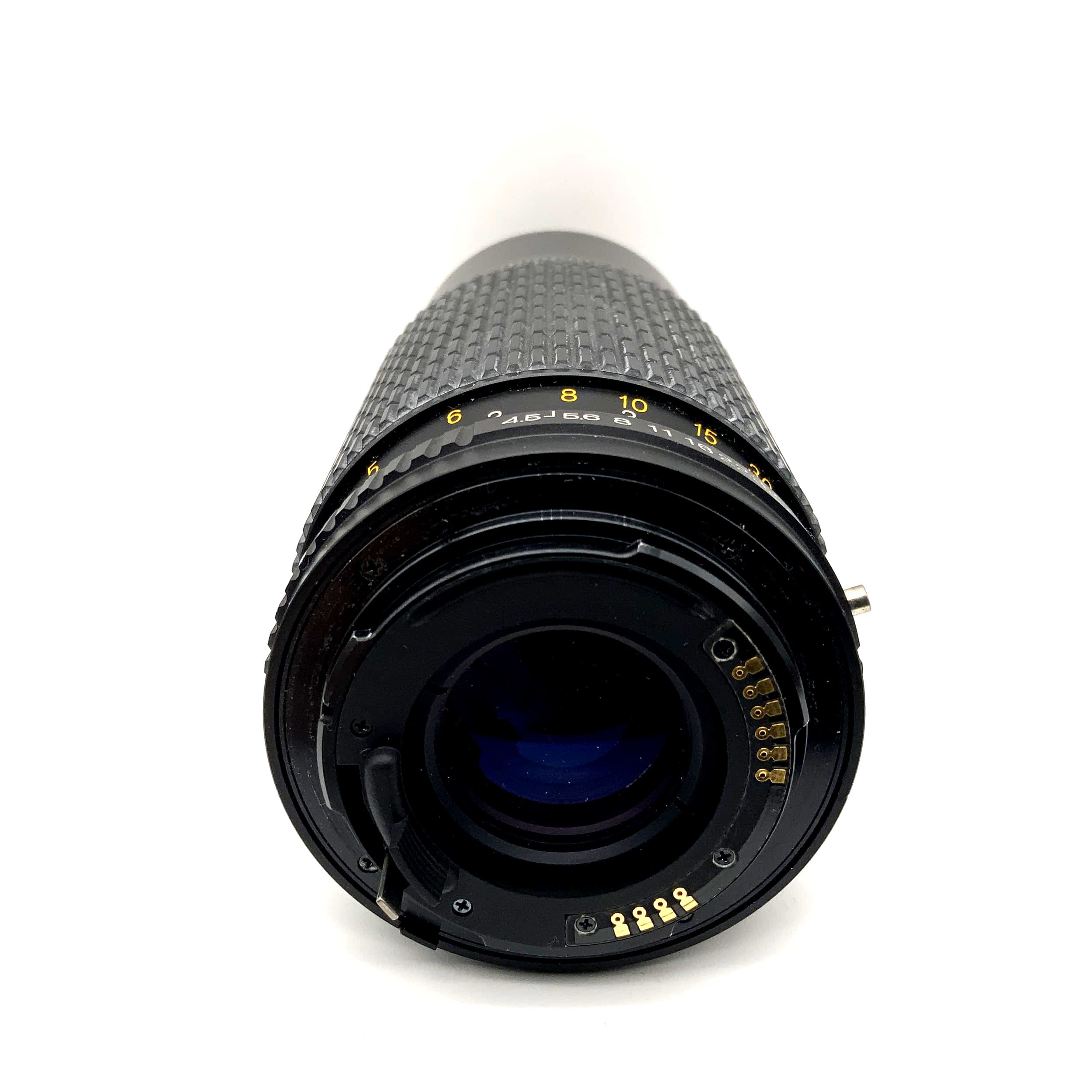 Soligor 80-205mm 1:4.5 Lens MC C/D Zoom+Macro Camera Lens (Mamiya ZE)