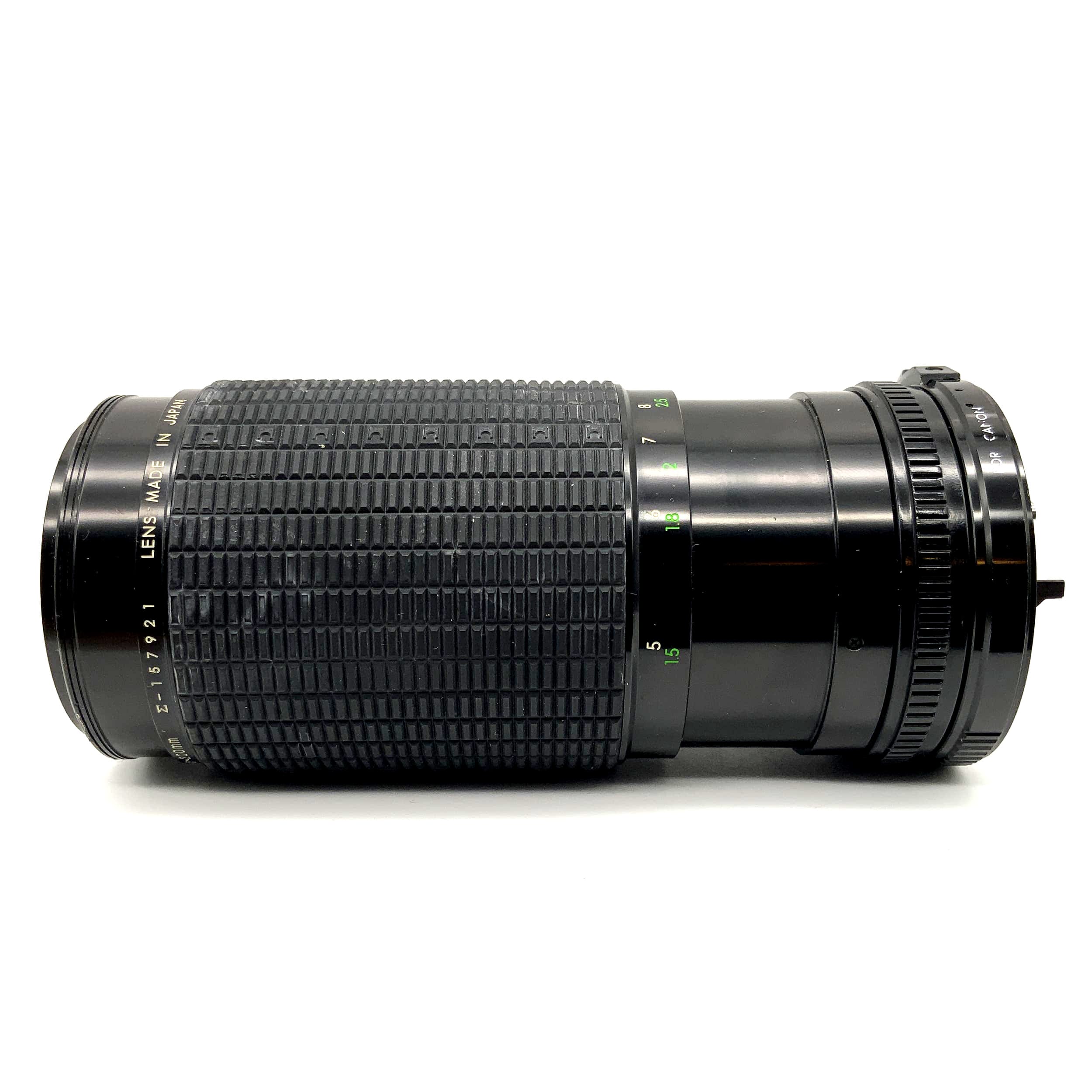 Sigma 80-200mm 1:3.5-4 Lens High Speed Zoom Multi Coated Lens (Canon FD)