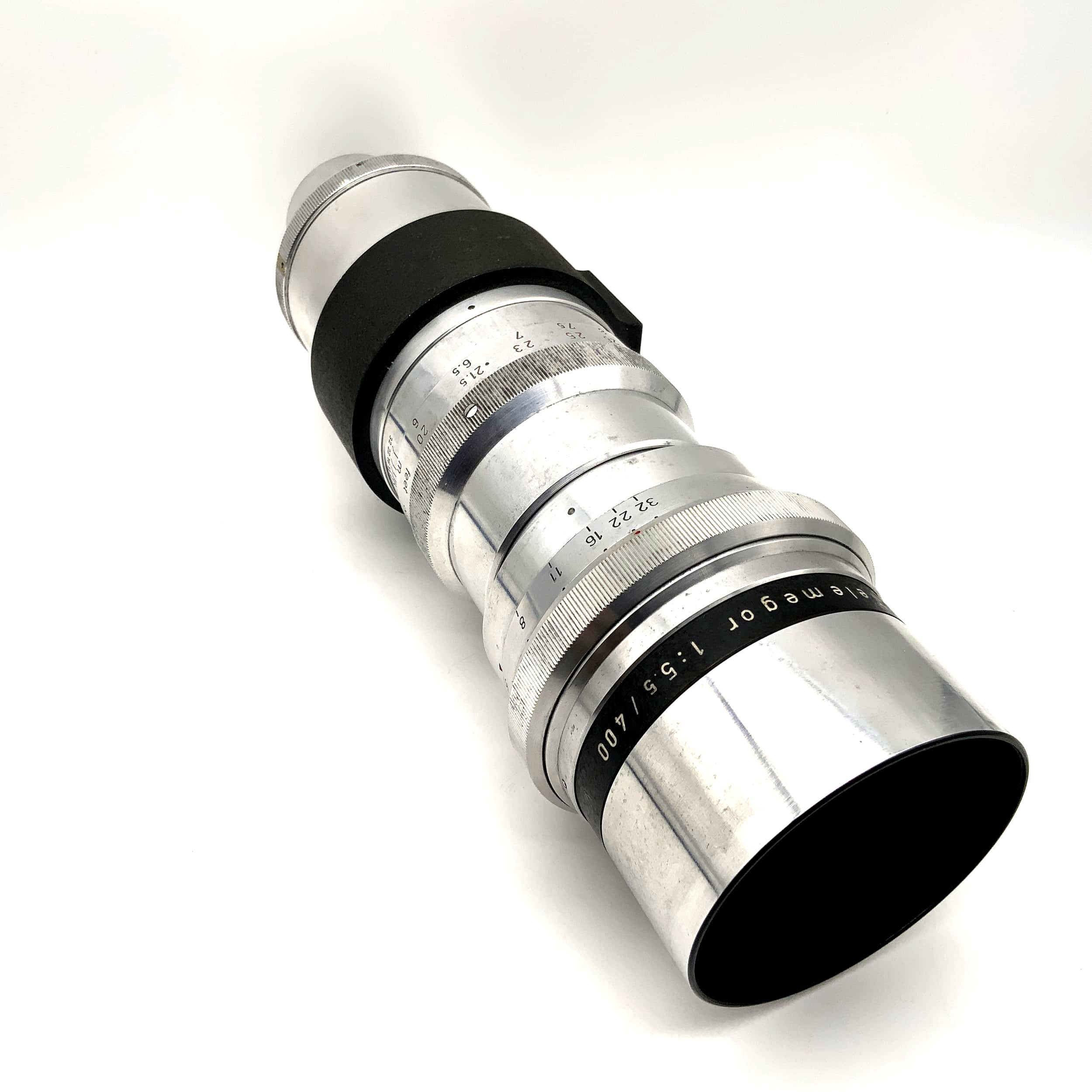 Meyer Optik Görlitz 400mm 1:5.5 lens red V Telemegor camera lens (M42)