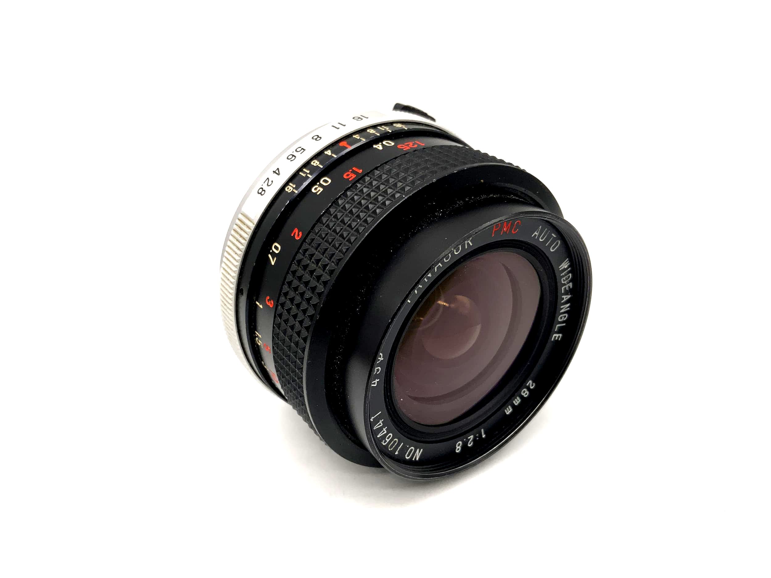 Panagor 28mm 1:2.8 Lens PMC Auto Wide Angle Camera Lens (Olympus OM)