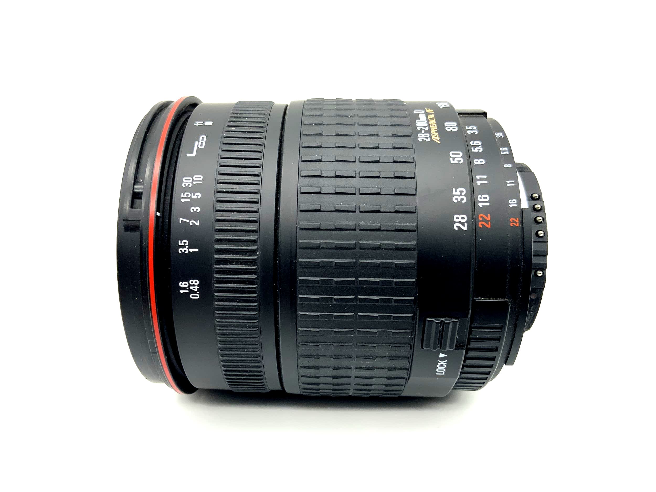 Sigma 28-200mm 1:3.5-5.6 Lens D Hyperzoom Macro Aspherical IF (Nikon AF)