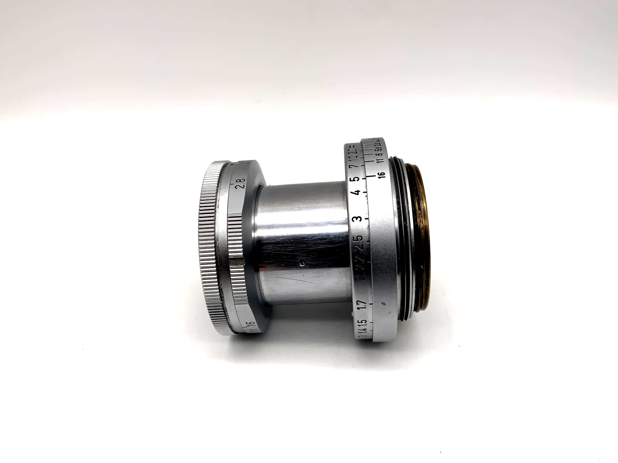 Leitz Wetzlar 5cm 1:2.8 lens L39 50mm from 1956 No. 1438717 for Leica (M39)