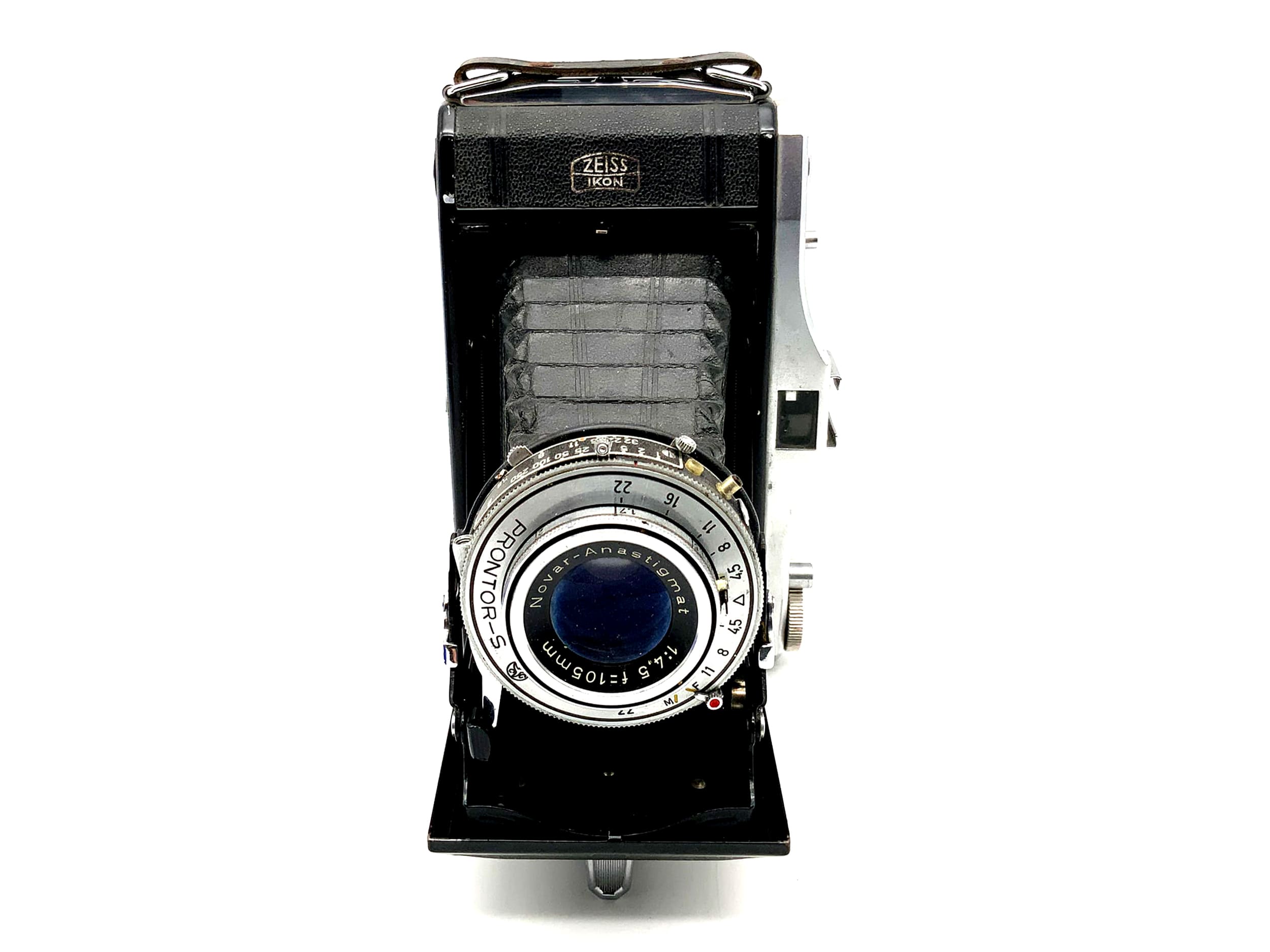 Zeiss Ikon Nettar 517/2 folding camera with Novar Anastigmat 1:4.5 f=105mm Prontor-S