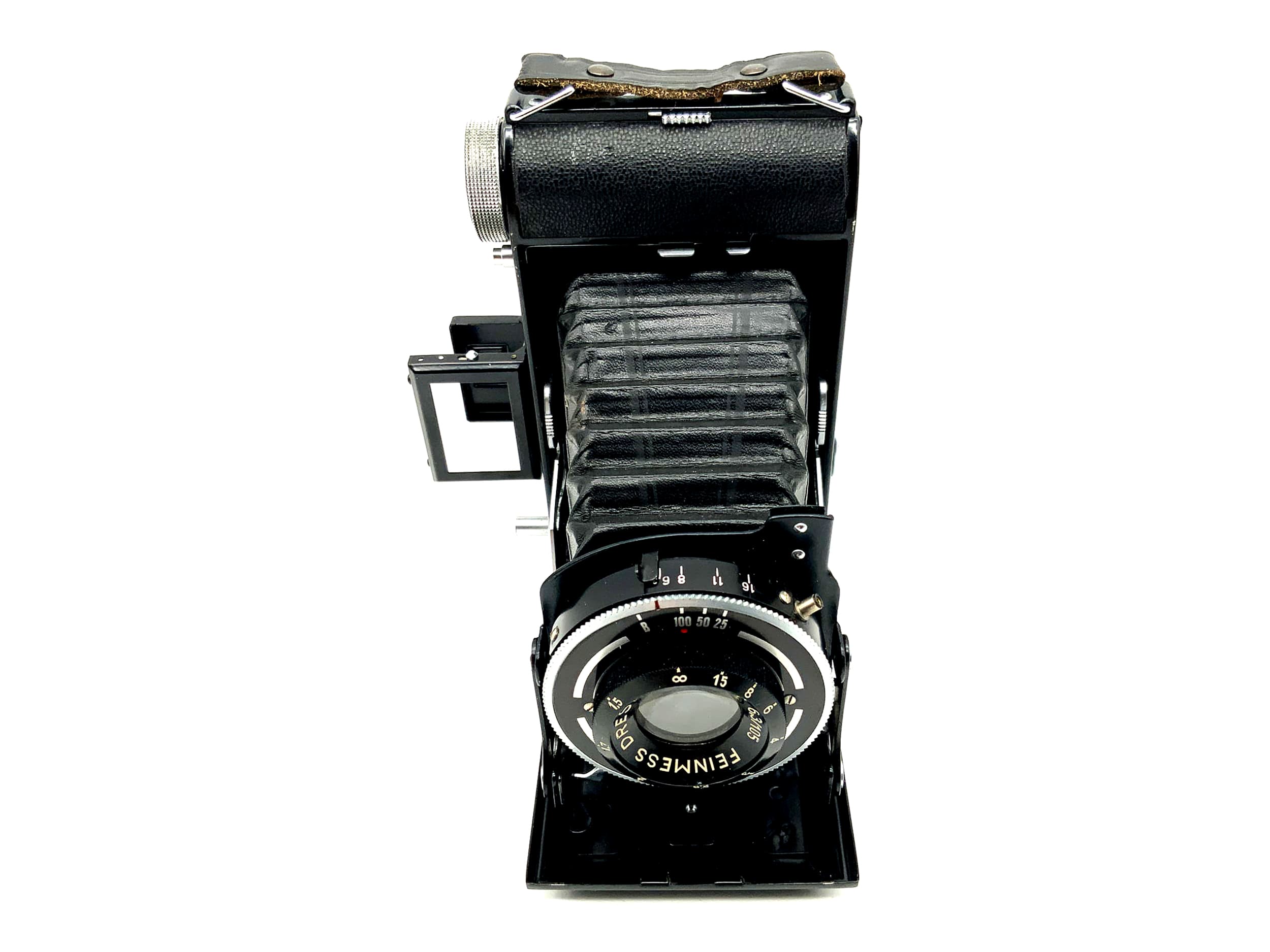 VEB Belfoca I folding camera with Binor 6.3/105 Binor