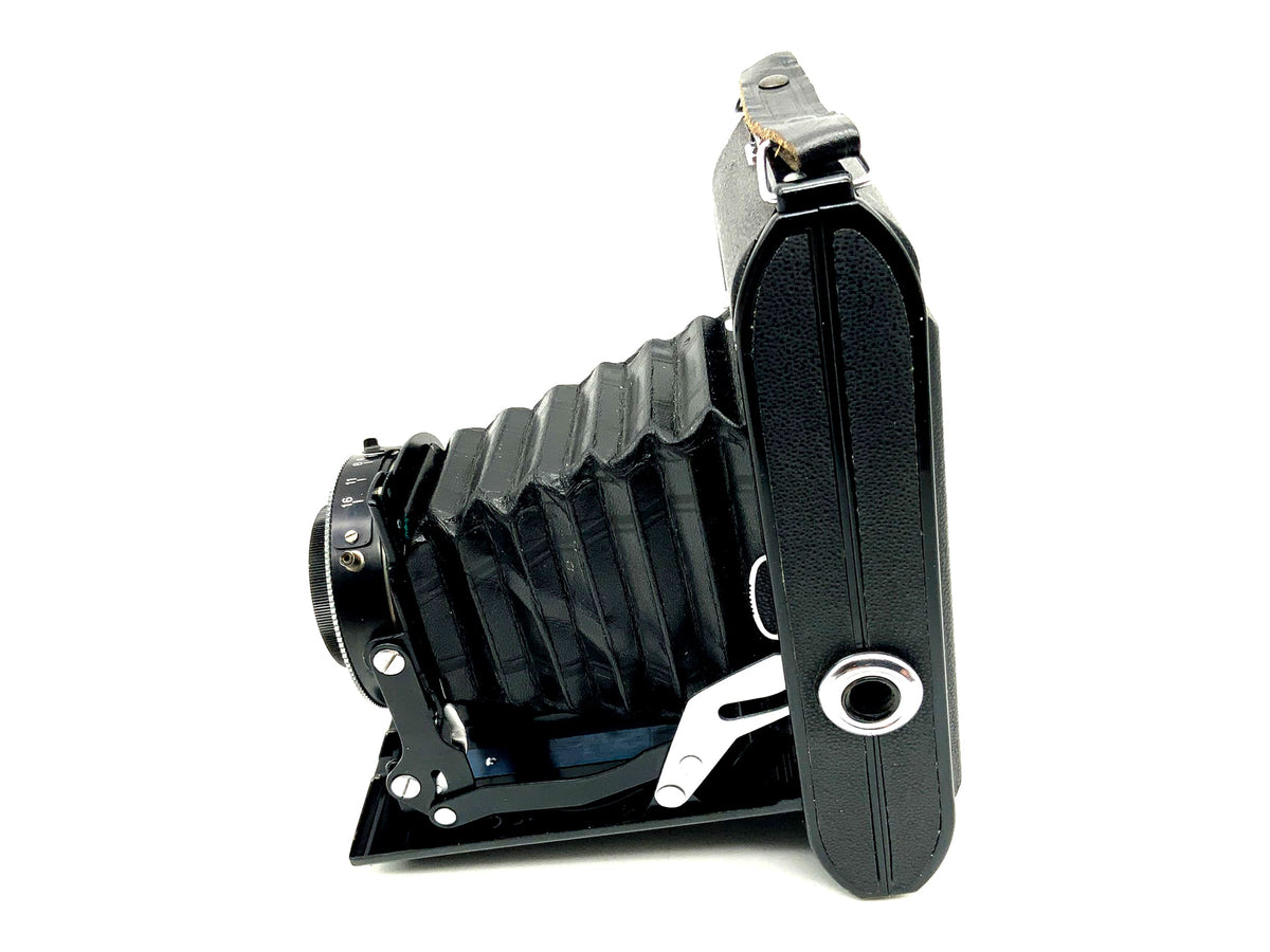 VEB Belfoca I folding camera with Binor 6.3/105 Binor