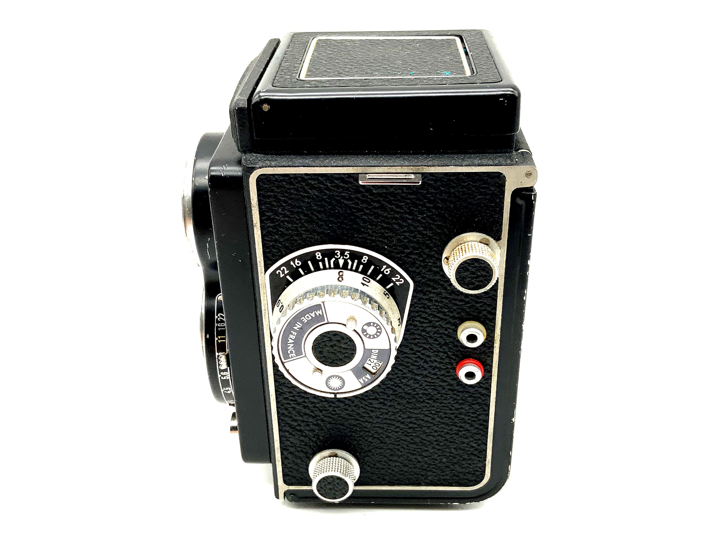 SEM Semflex TLR with SOM Berthiot Flor 1:3.5 f=75 6x6 twin-lens camera