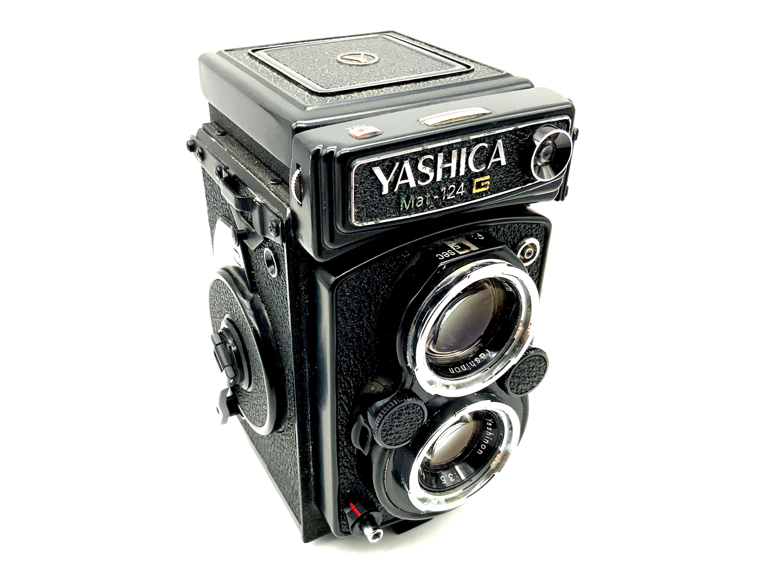 Yashica Mat 124 G TLR with Yashinon 1:3.5 f=80mm Copal-SV 6x6 twin-lens reflex camera