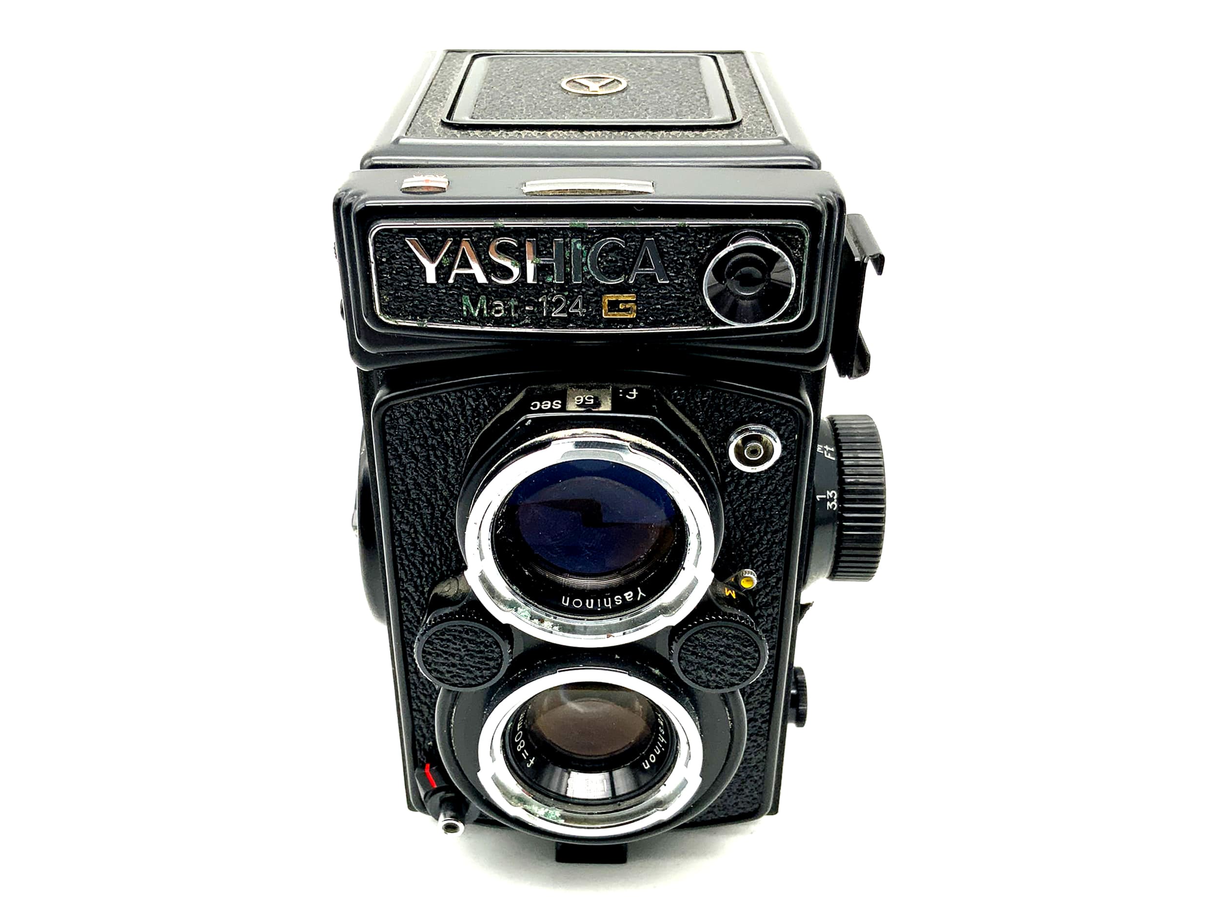Yashica Mat 124 G TLR with Yashinon 1:3.5 f=80mm Copal-SV 6x6 twin-lens reflex camera