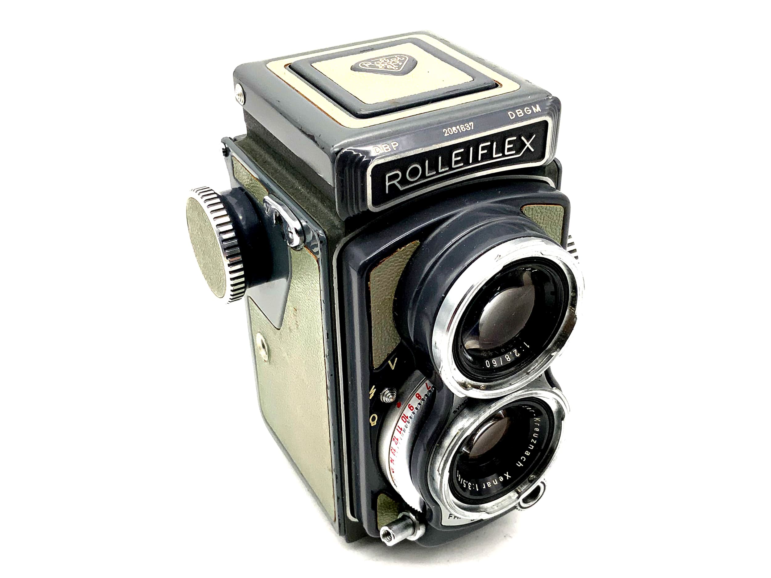 Rollei Rolleiflex Baby 4x4 TLR with Xenar 1:3.5/60 Synchro Compur twin-lens reflex