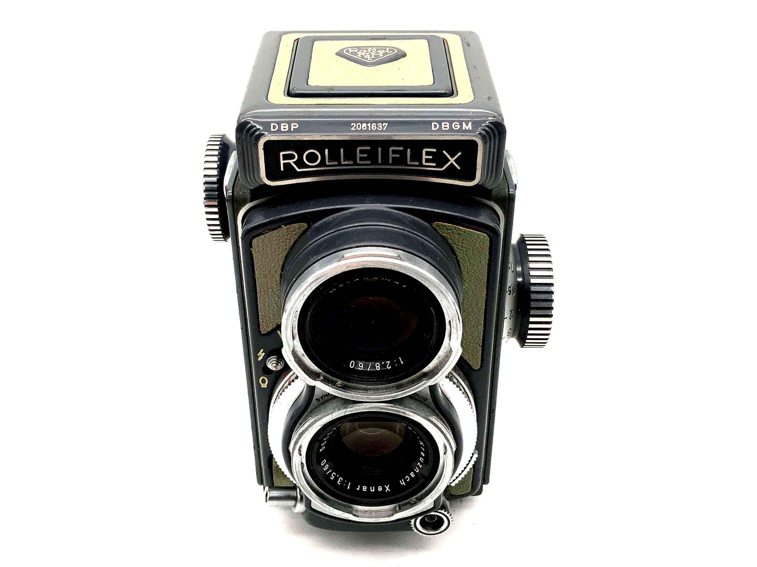 Rollei Rolleiflex Baby 4x4 TLR with Xenar 1:3.5/60 Synchro Compur twin-lens reflex
