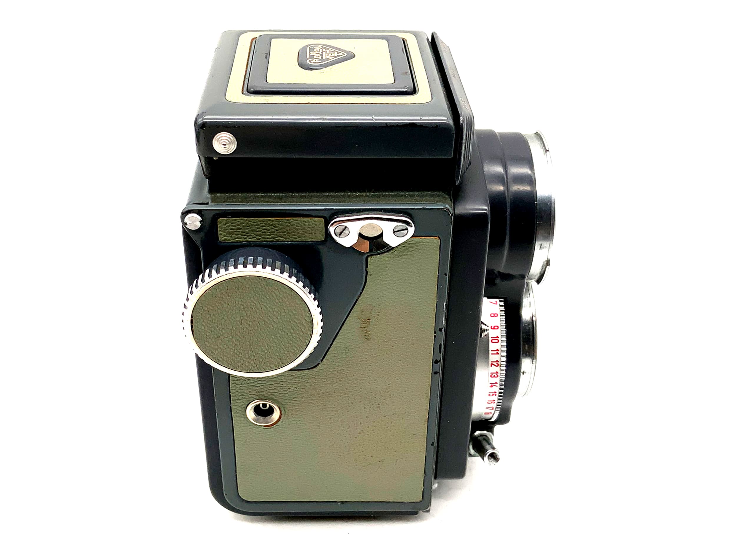 Rollei Rolleiflex Baby 4x4 TLR with Xenar 1:3.5/60 Synchro Compur twin-lens reflex
