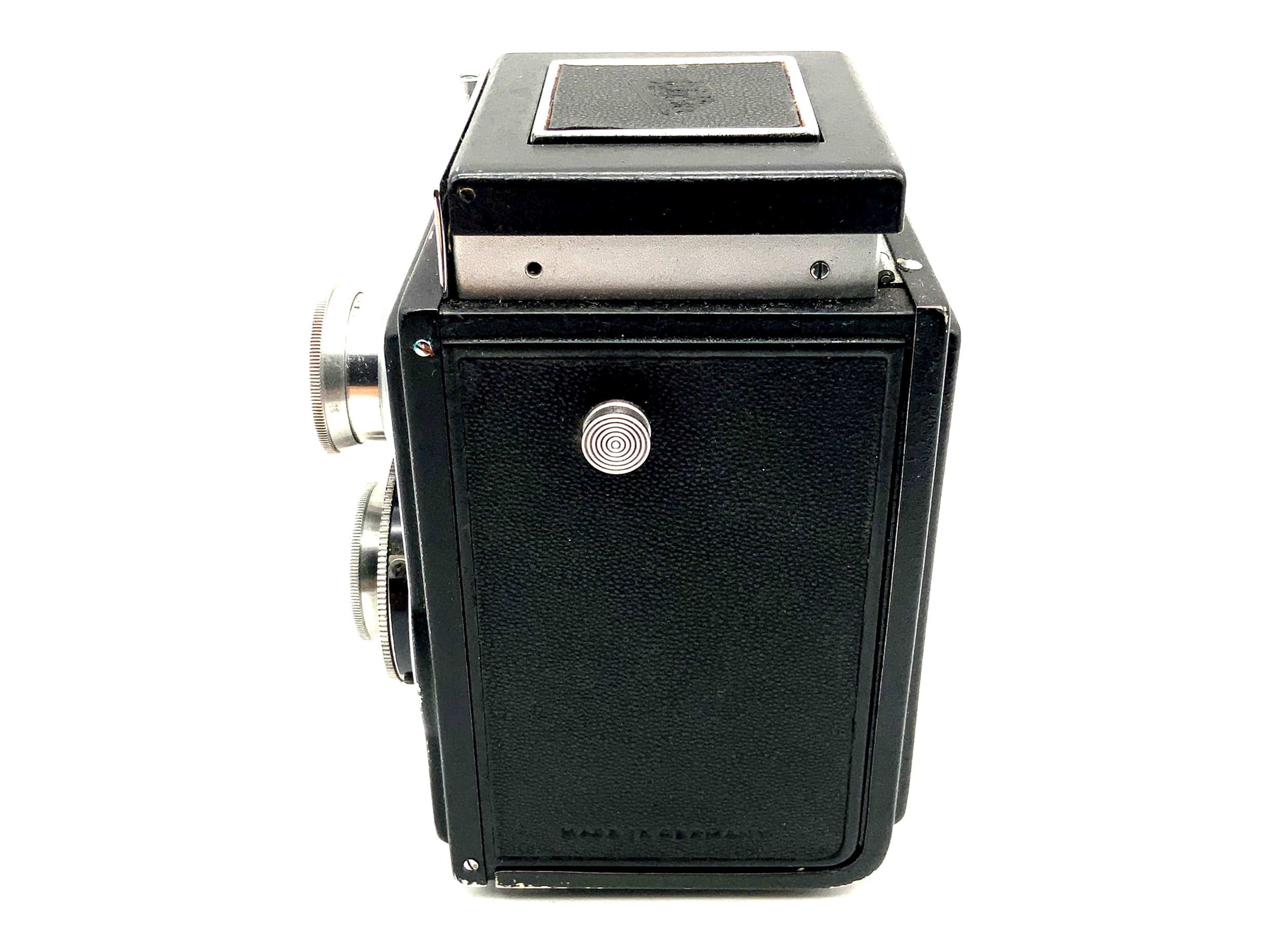 Welta Reflexiona II TLR with ROW Pololyt 1:3.5 f=75 red V velax two-lens camera