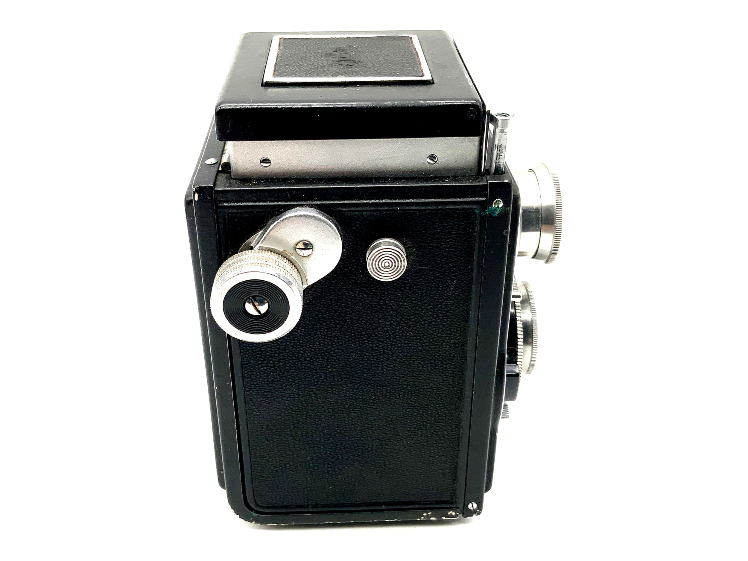Welta Reflexiona II TLR with ROW Pololyt 1:3.5 f=75 red V velax two-lens camera