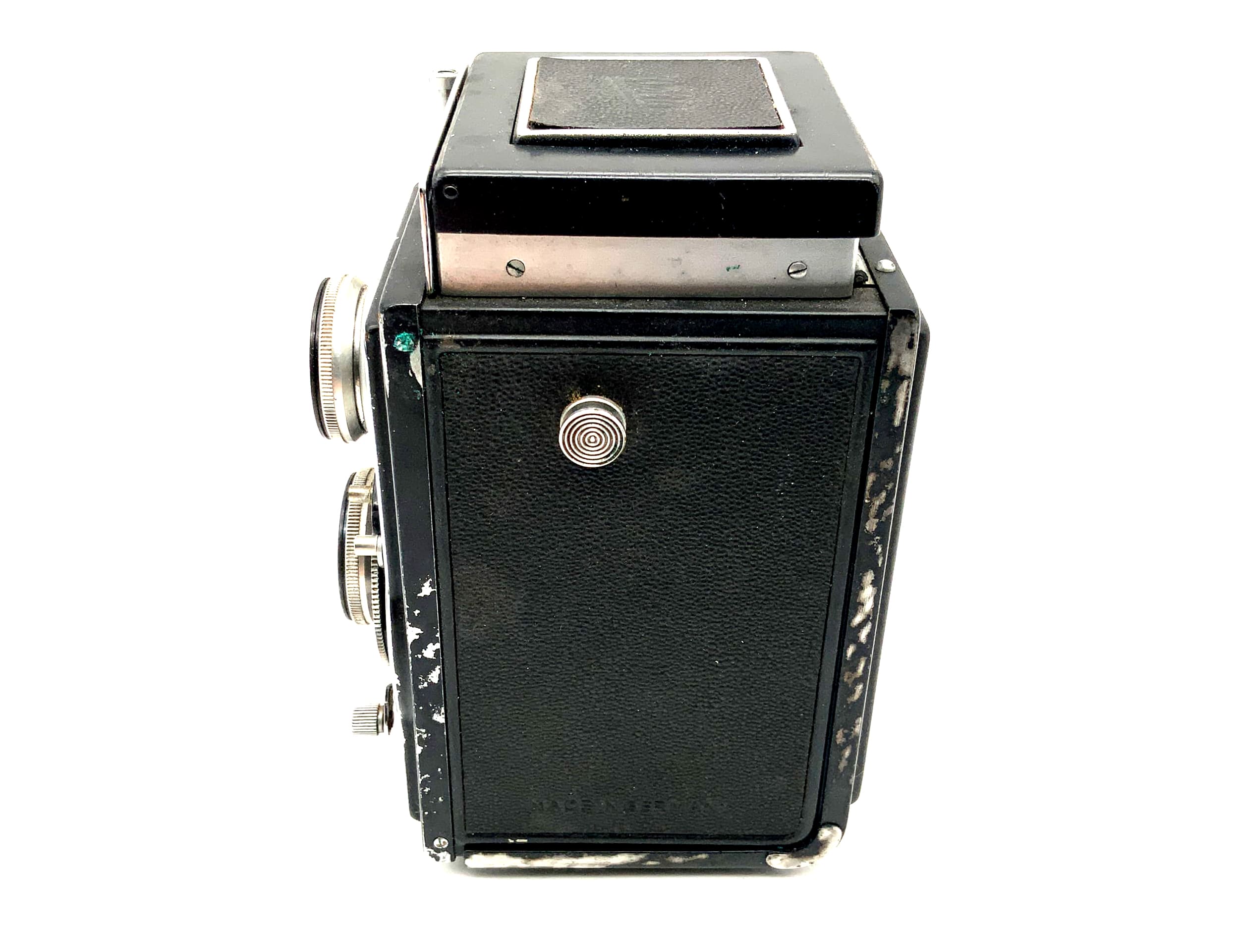 Welta Reflexiona II TLR with E.Ludwig Meritar red V 1:3.5 f=75mm Cludor two-lens