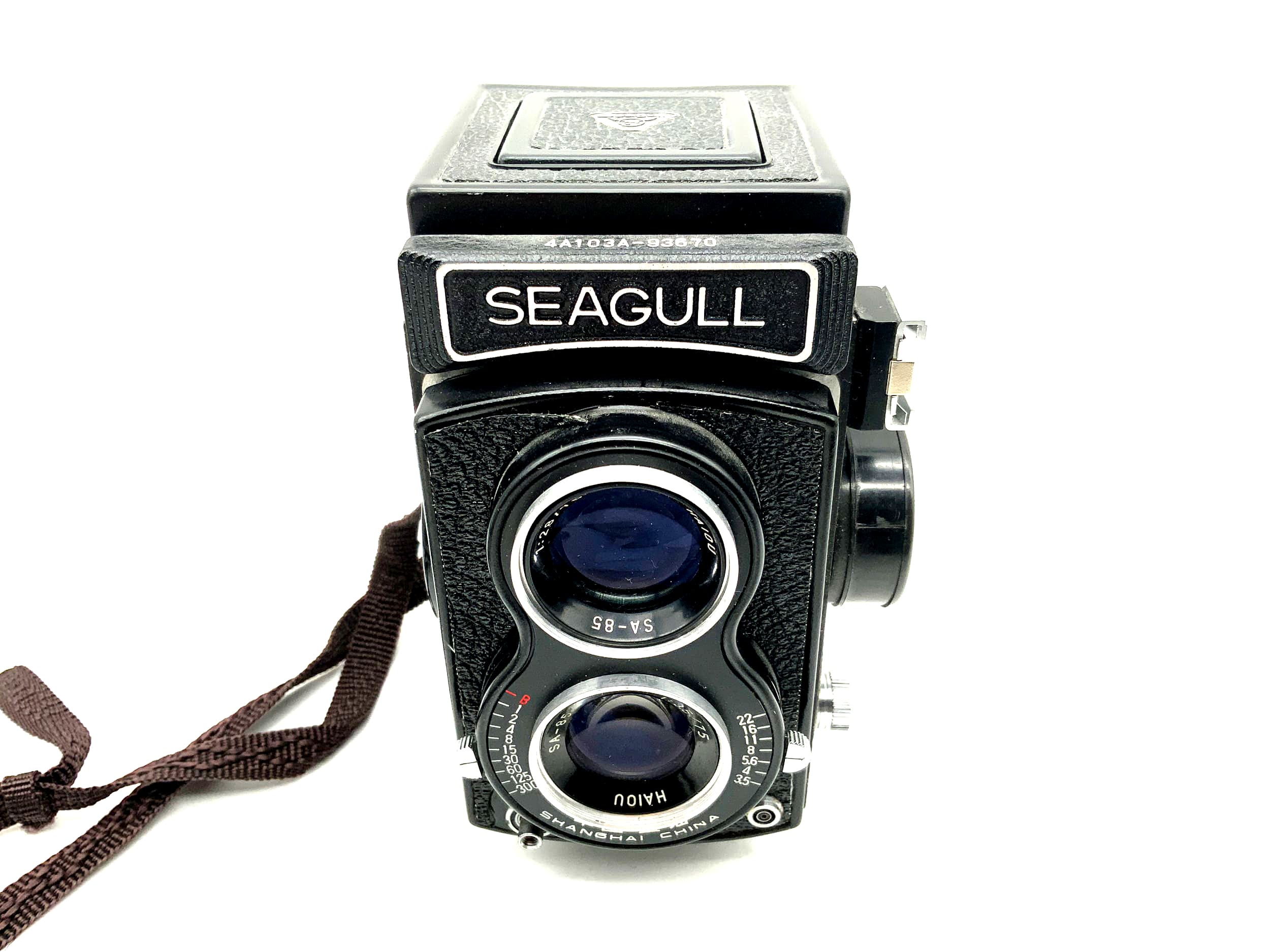 Seagull 4A-103 TLR with Haiou SA-85 1:3.5/75 twin-lens camera