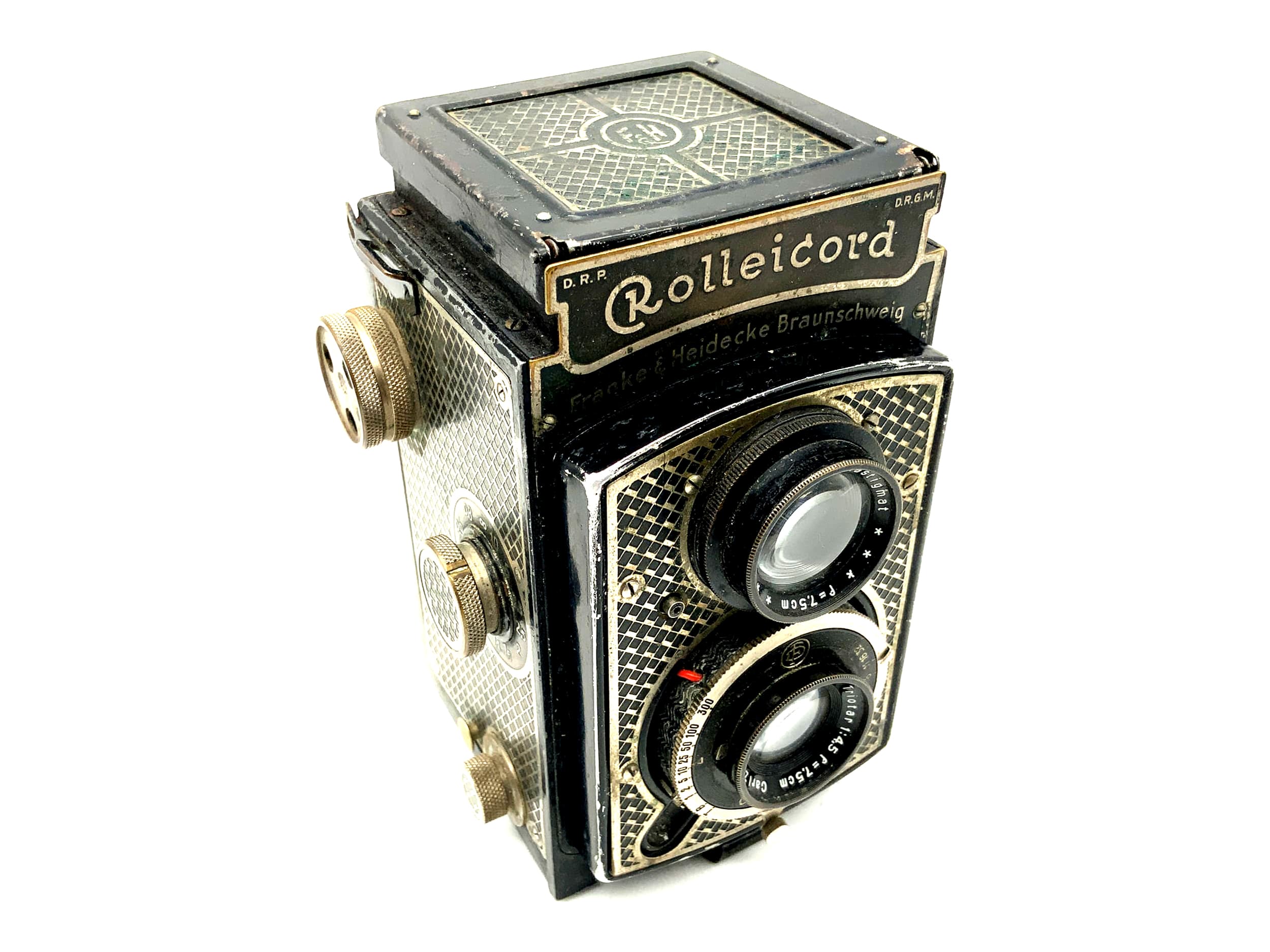 Rollei Rolleicord I TLR with Carl Zeiss Triotar 1:4.5 f=7.5cm Model I Compur