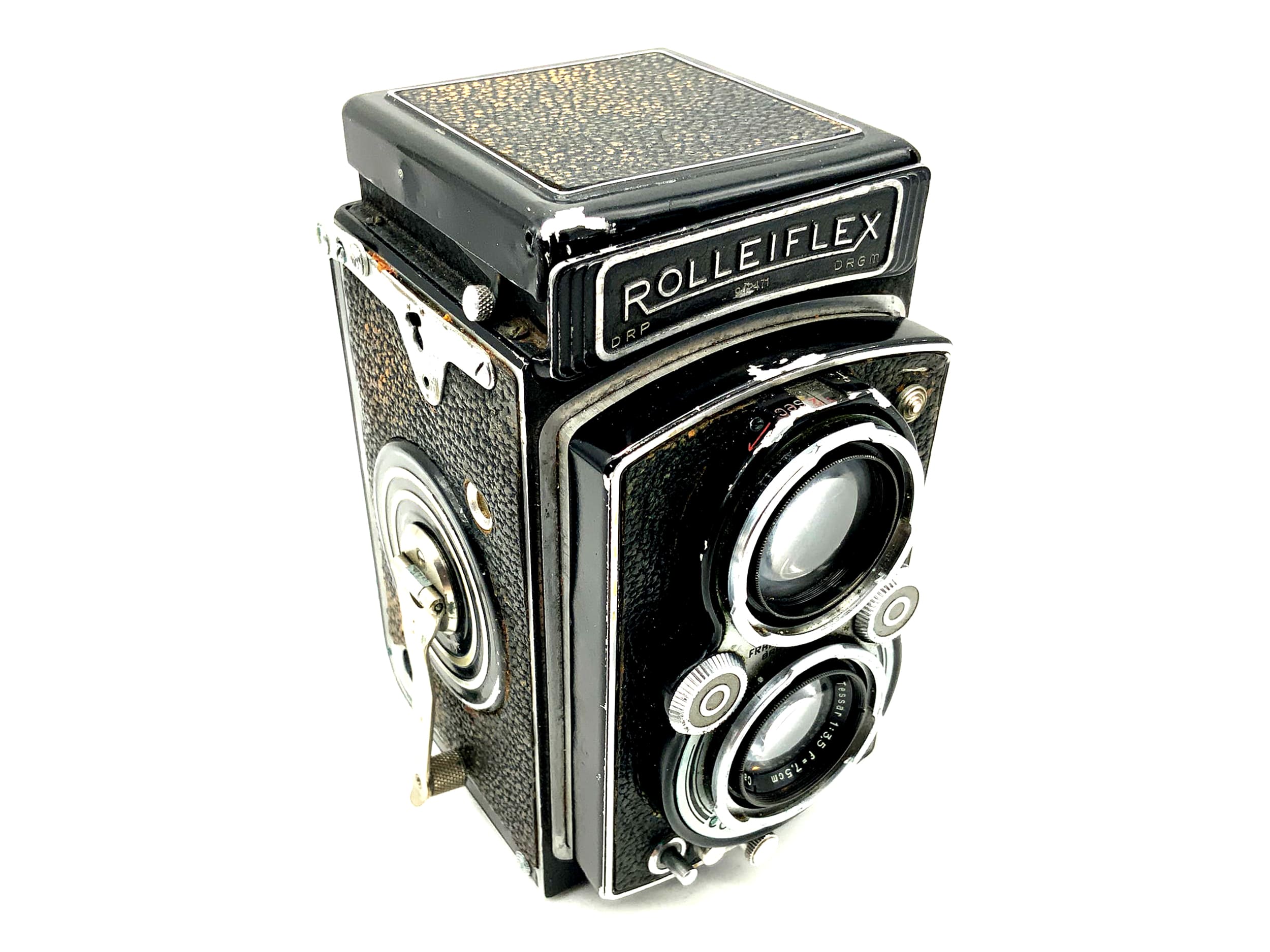 Rollei Rolleiflex TLR with Tessar 1:3.5 f=7.5cm Compur Rapid twin-lens reflex camera