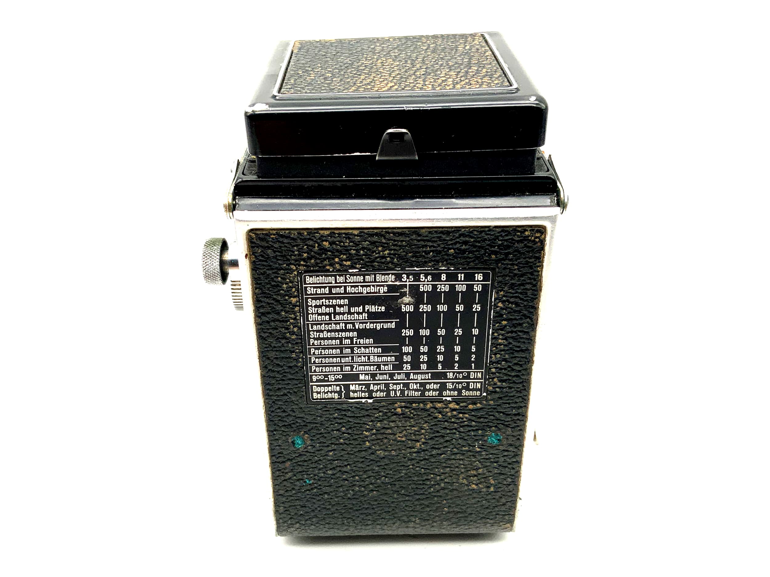 Rollei Rolleiflex TLR with Tessar 1:3.5 f=7.5cm Compur Rapid twin-lens reflex camera