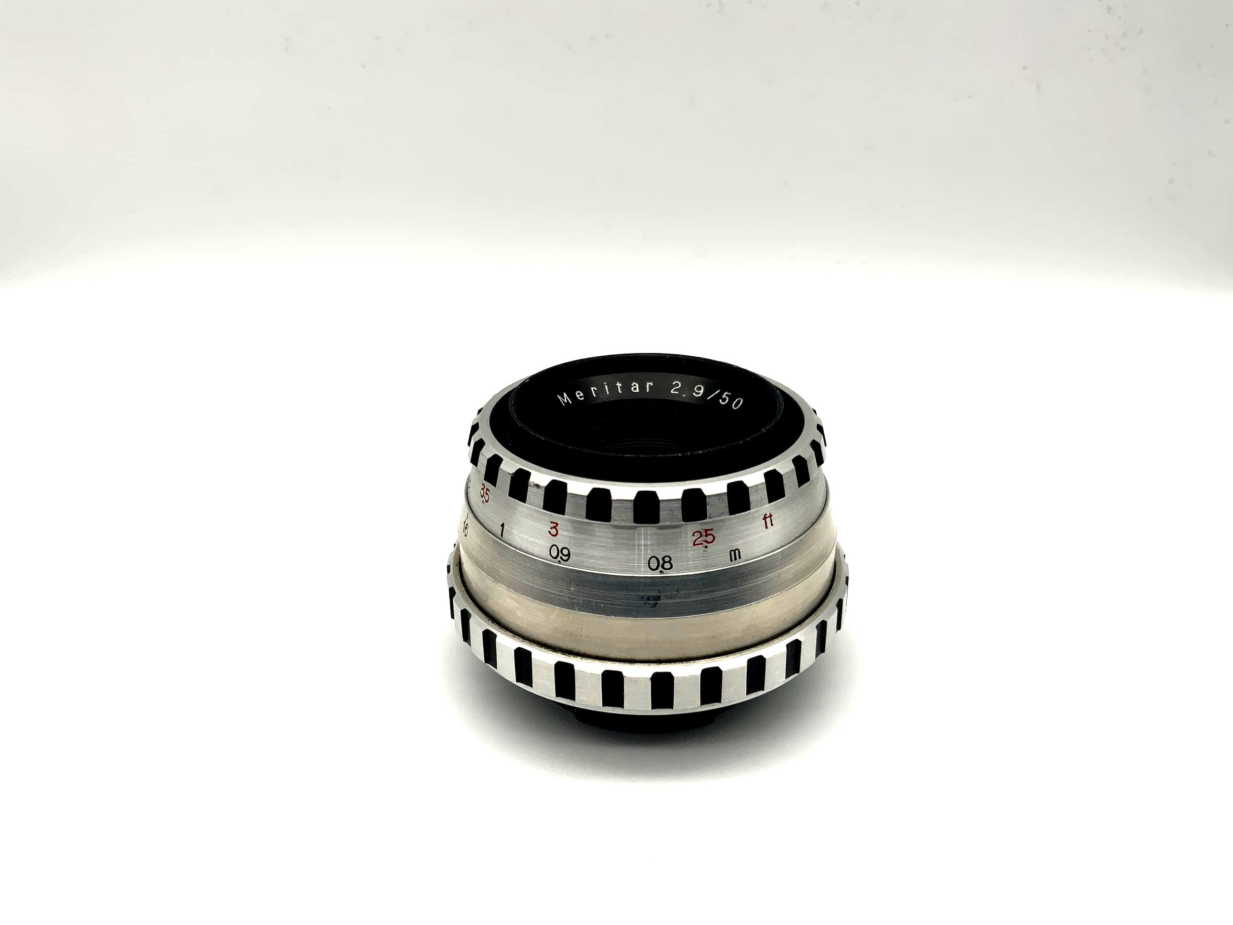E. Ludwig 50mm 1:2.9 lens Meritar Camera Lens (Exa)