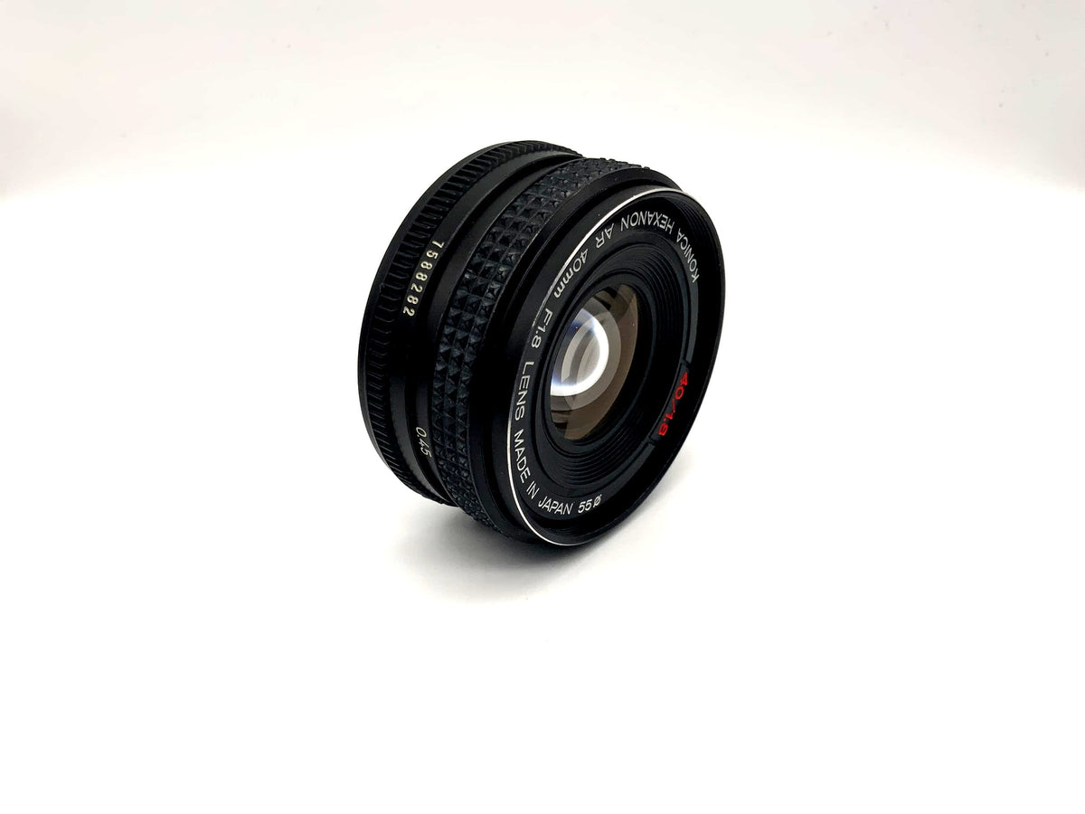 Konica 40mm 1:1.8 Lens Hexanon AR Pancake Camera Camera Lens (Konica AR)