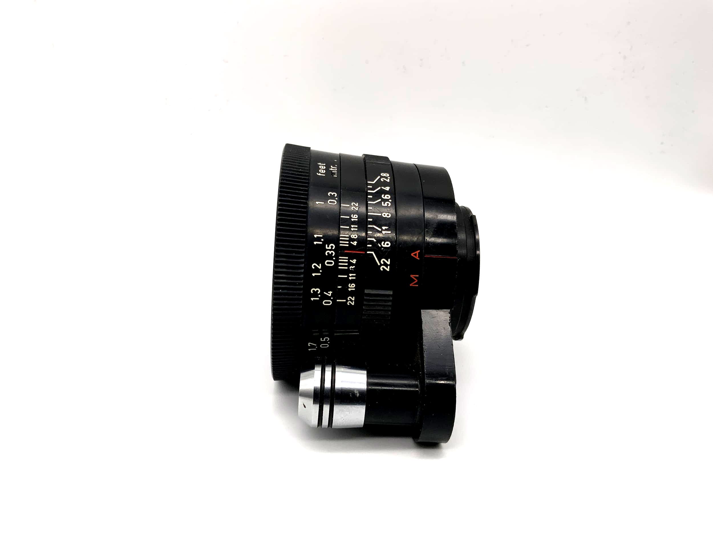 Isco Göttingen 35mm 1:2.8 lens for Westomat camera (Exa)