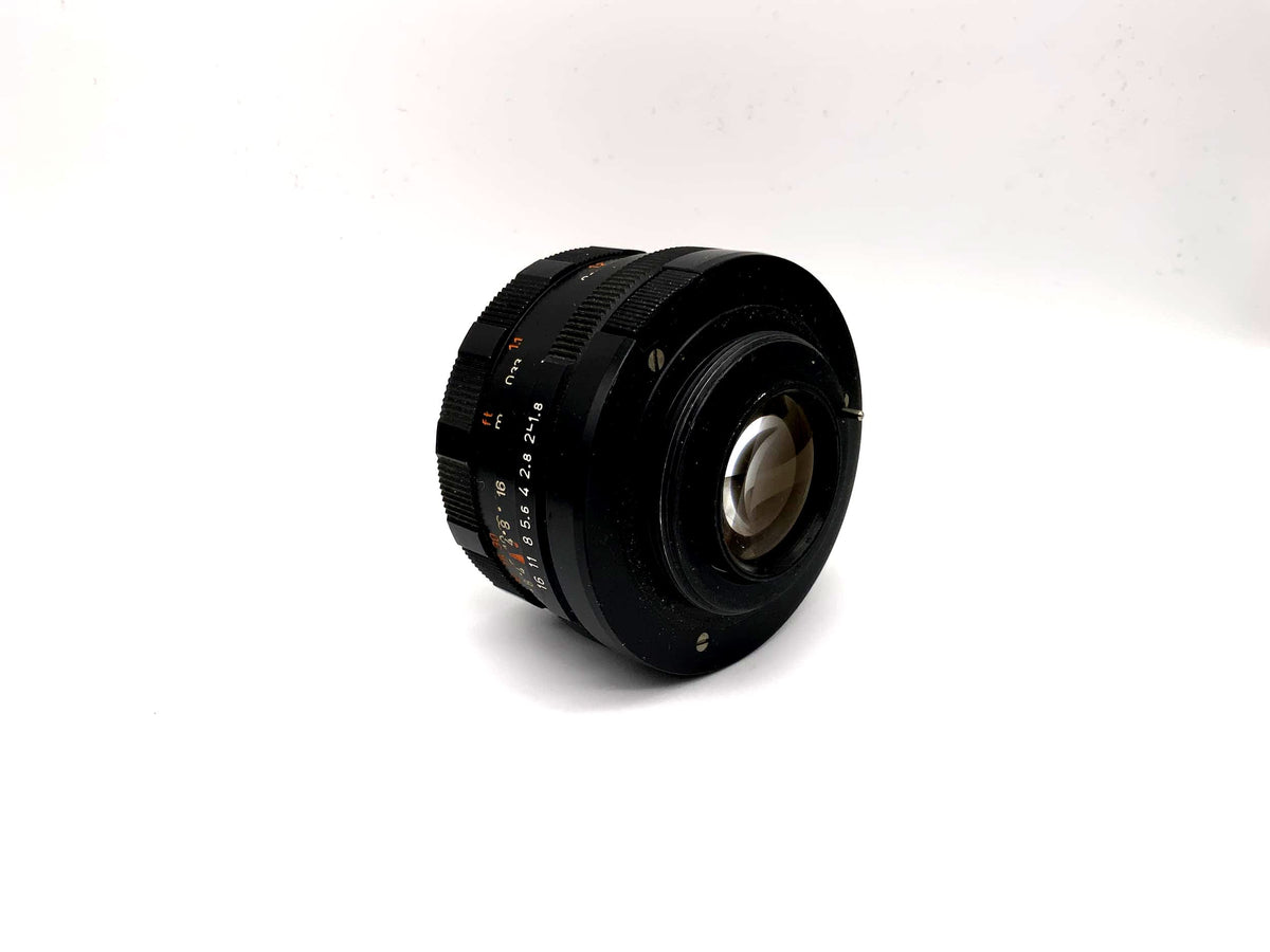 Pentacon Auto 50mm 1:1.8 lens aka Meyer Optik Görlitz Oreston Lens (M42)