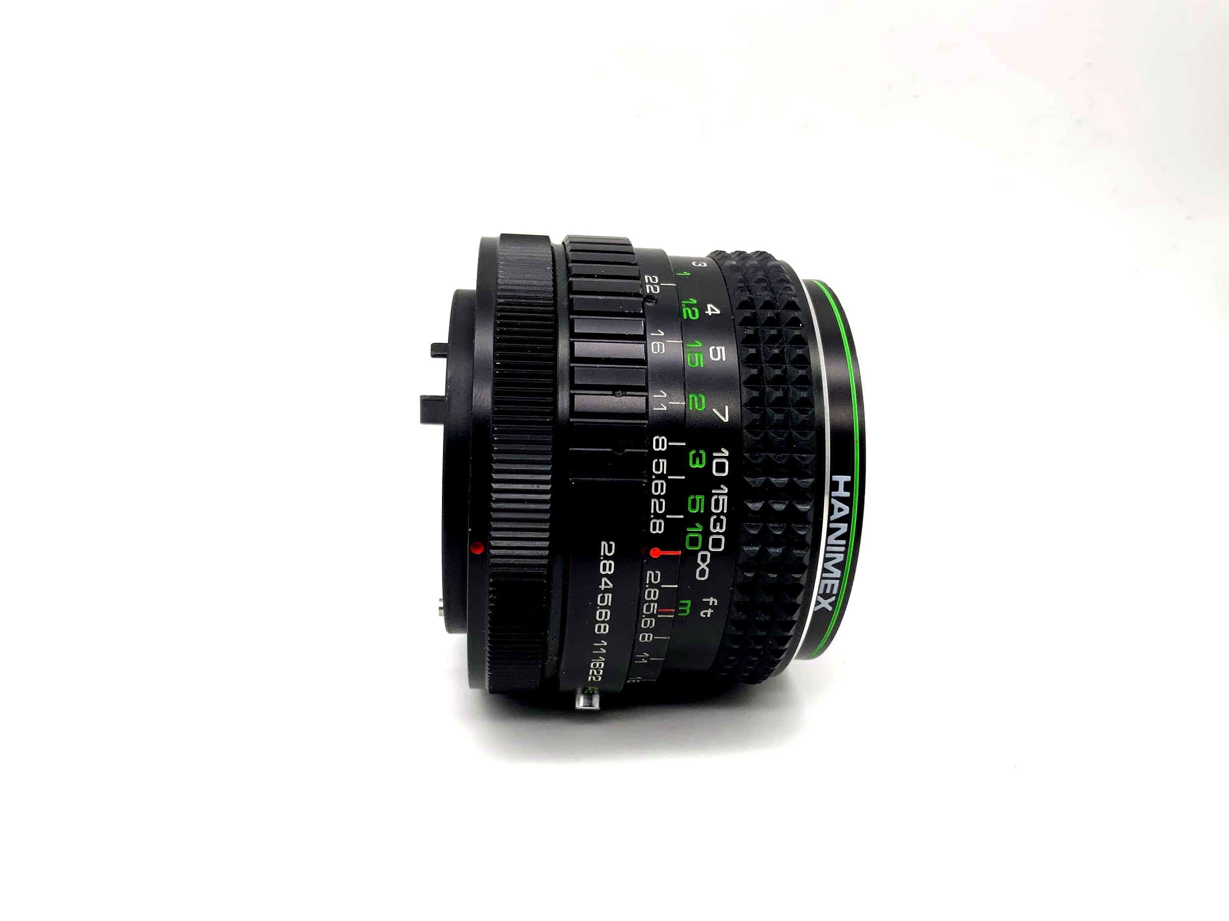 Hanimex 28mm 1:2.8 Lens SP-MC Automatic Camera Lens (Canon FD)