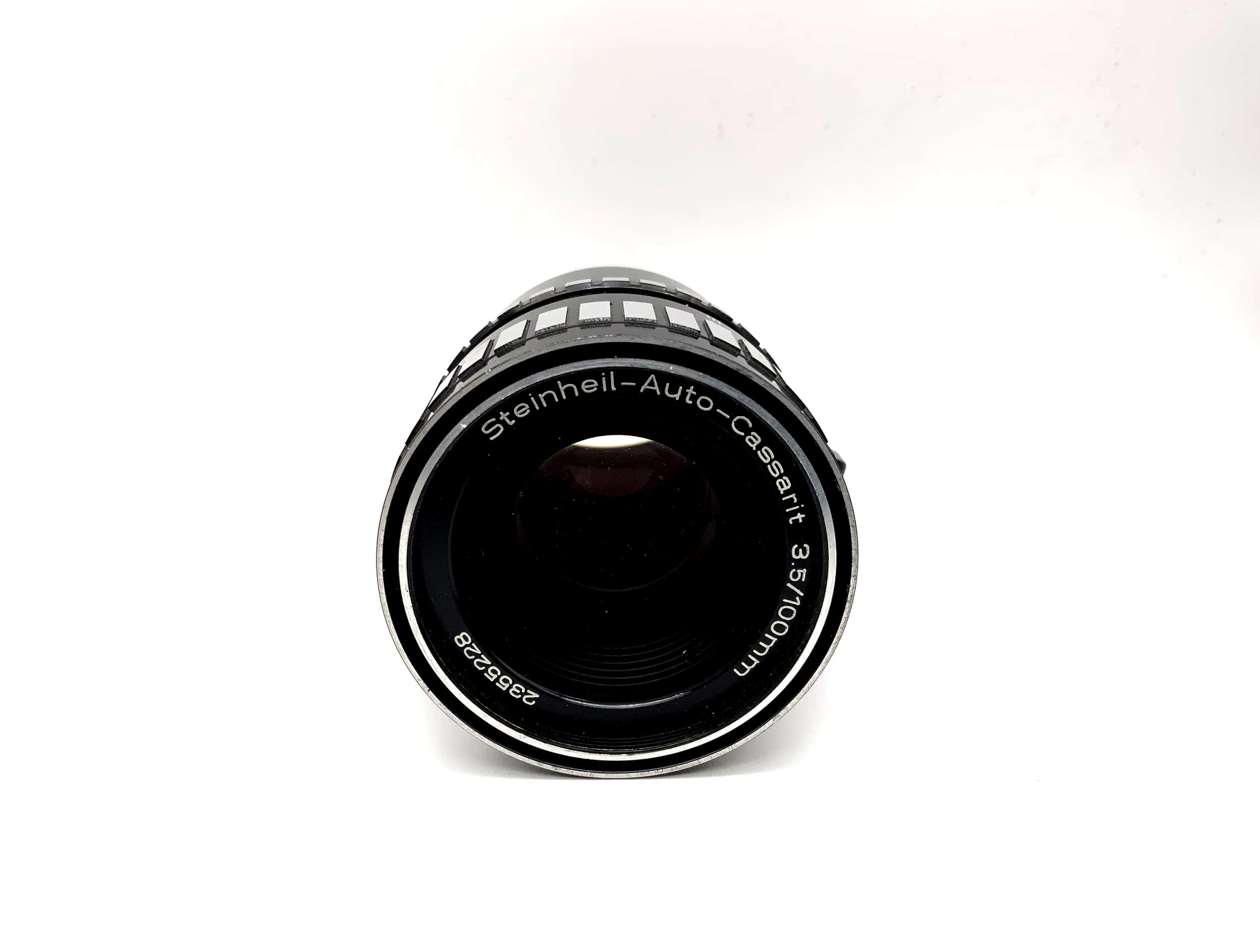 Steinheil Munich 100mm 1:3.5 Lens Auto Cassarit Zebra Camera Lens (Exa)