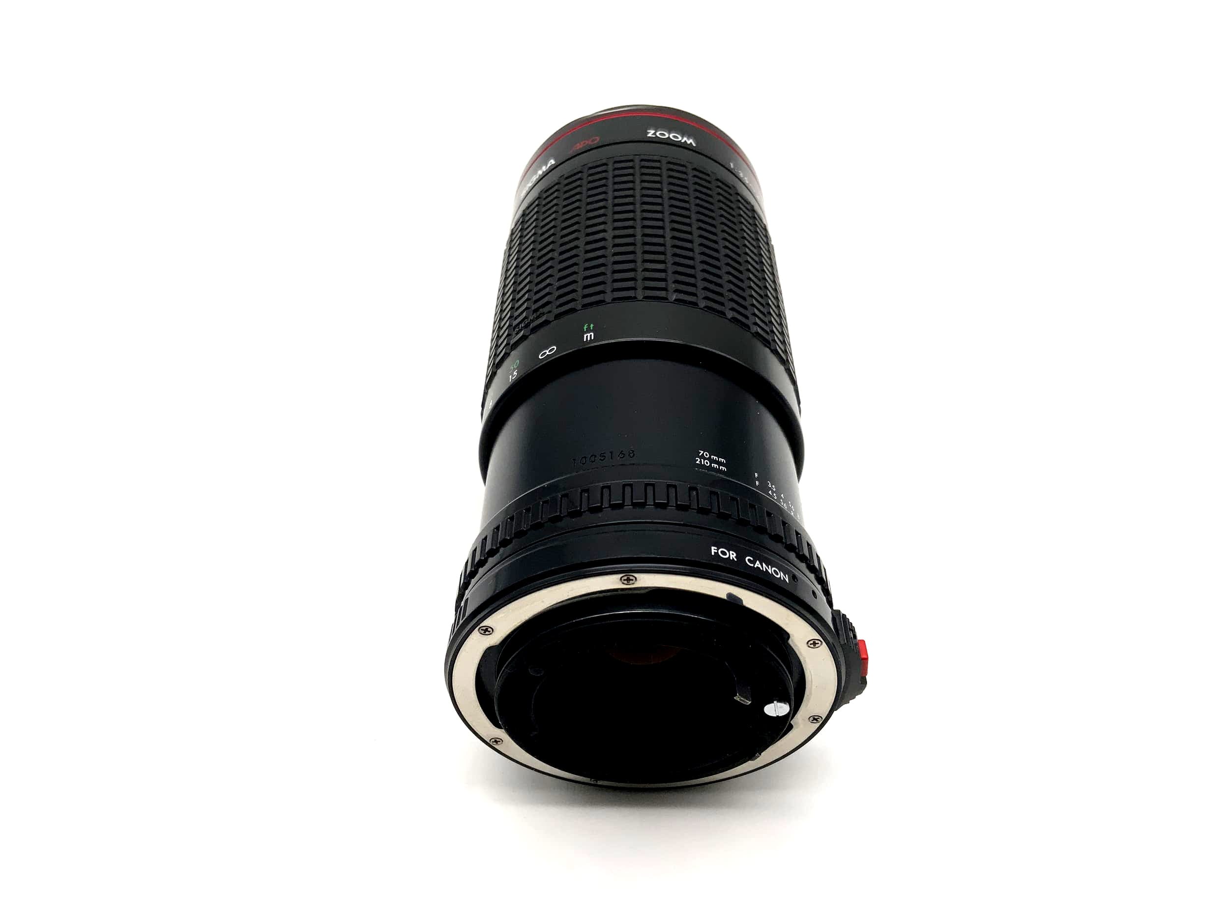 Sigma 70-210mm 1:3.5-4.5 Lens APO Zoom MC Camera Lens (Canon FD)