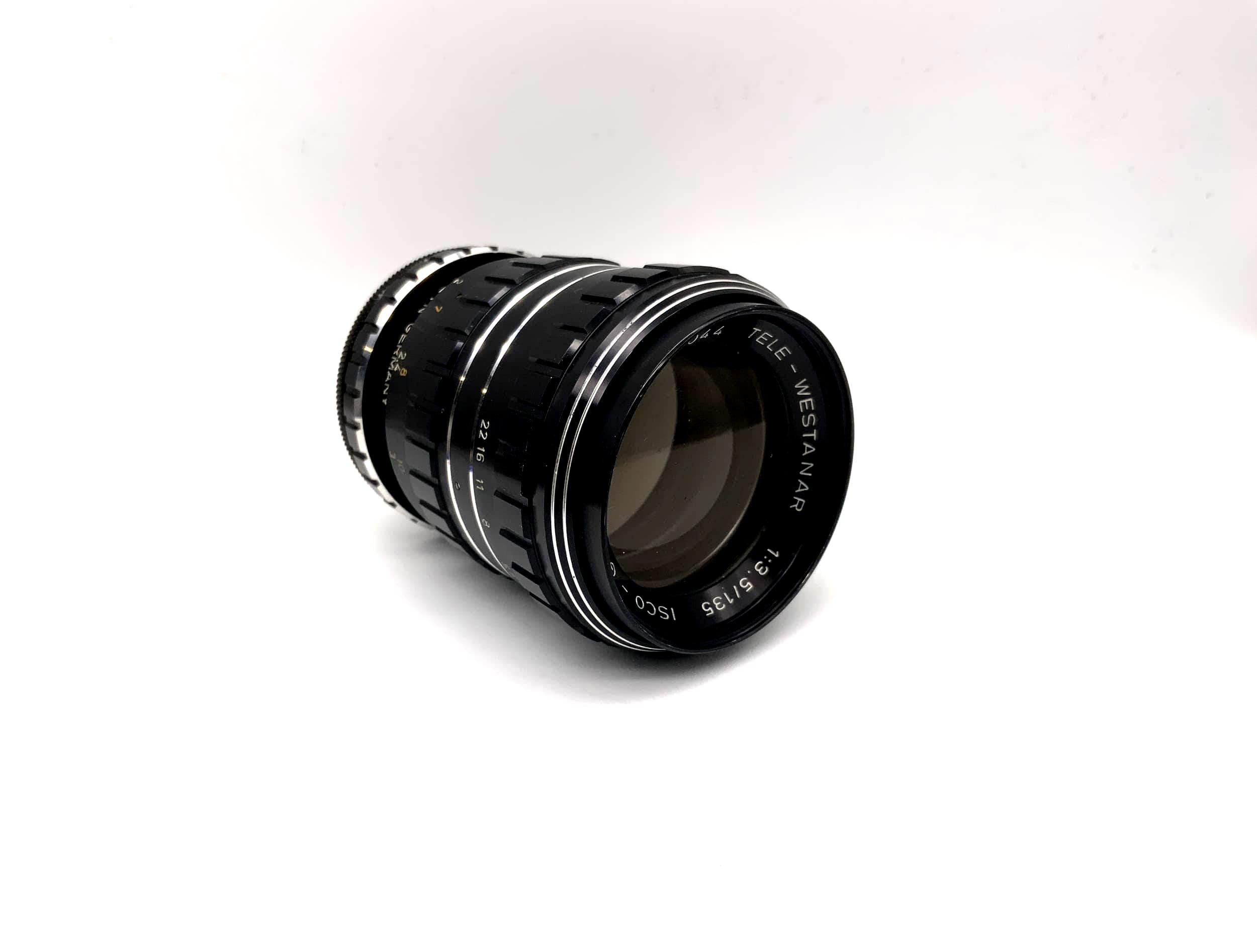 Isco Göttingen 135mm 1:3.5 Tele-Westanar Camera Lens 15 Blades (M42)