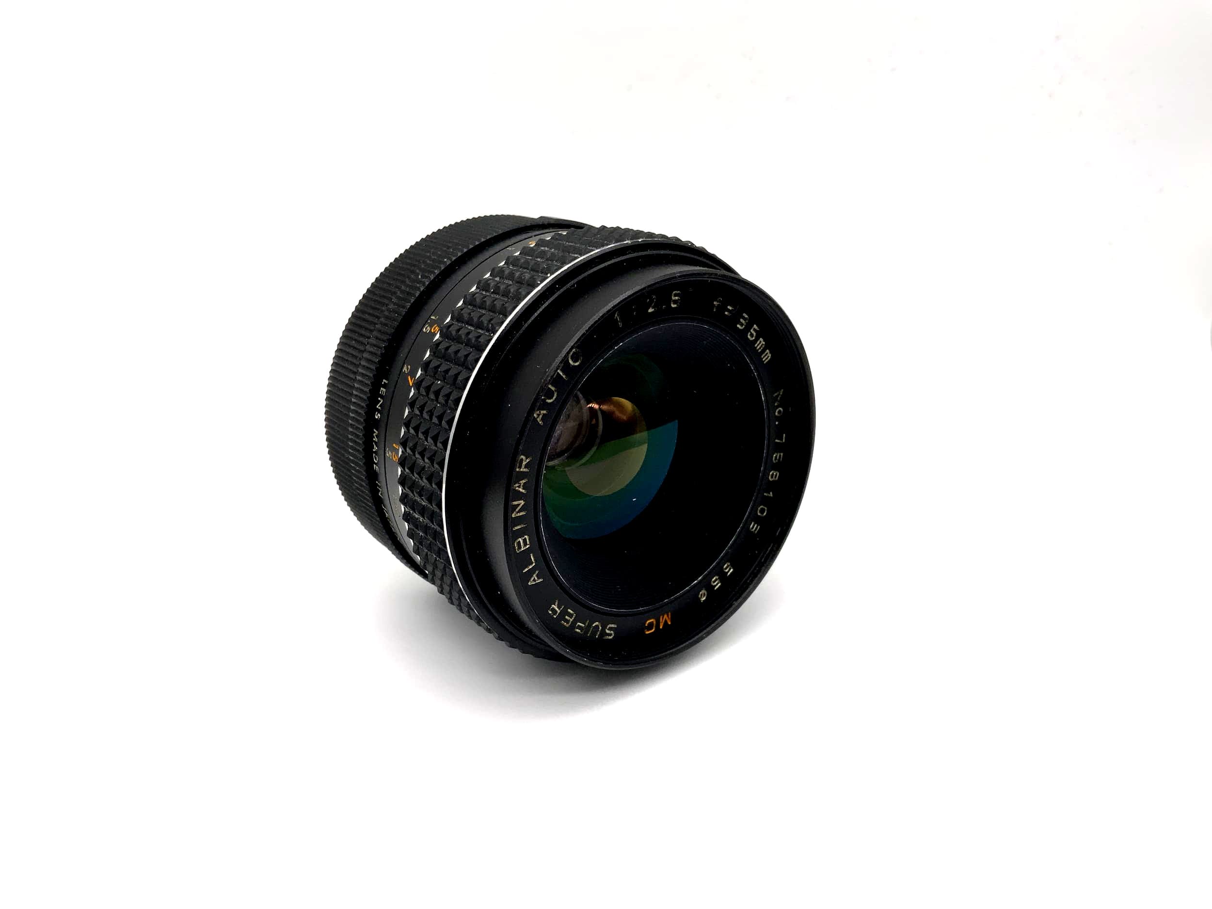 Albinar 35mm 1:2.8 Lens MC Super Auto Camera Lens (M42)