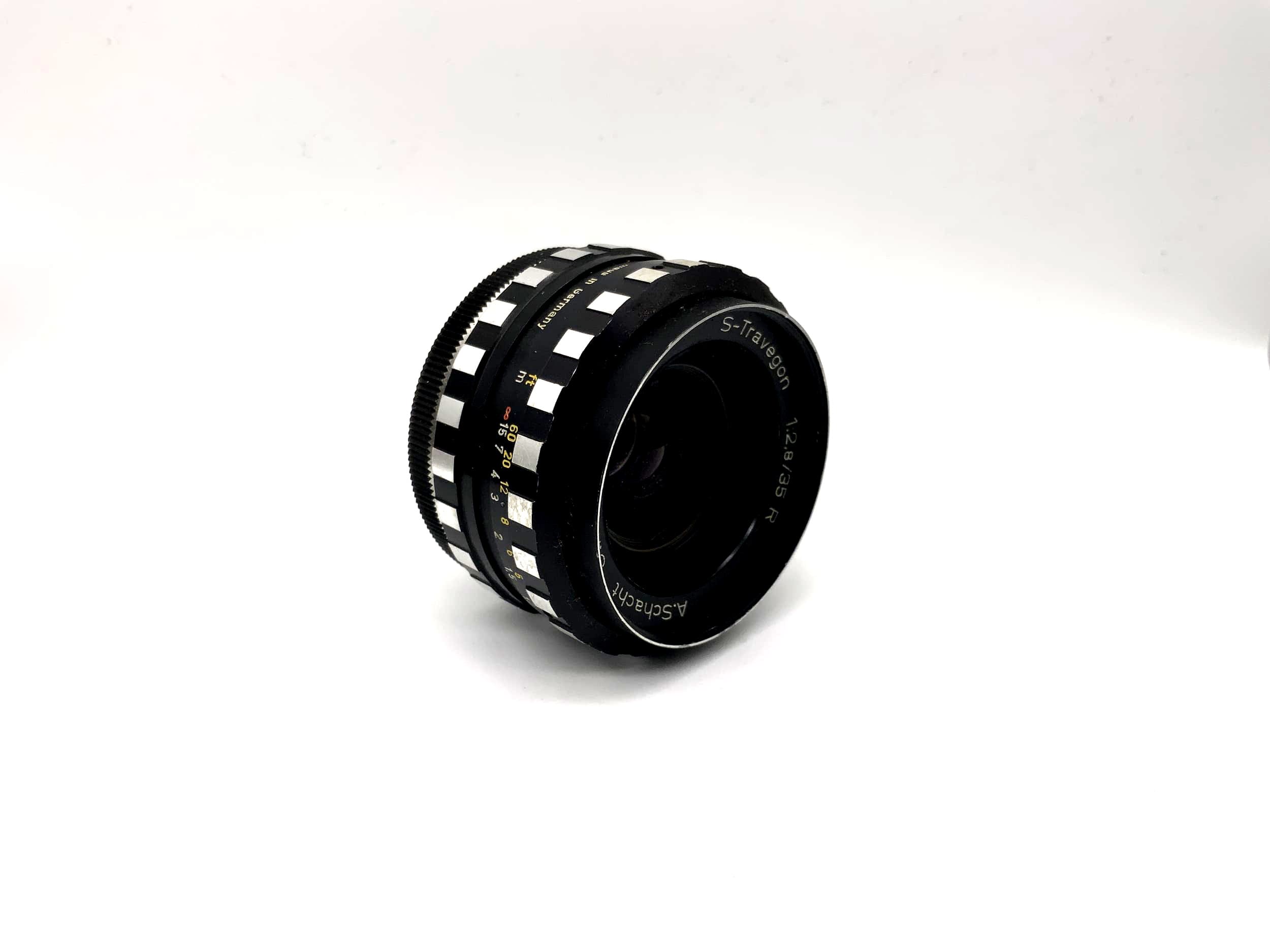 A.Schacht Ulm 35mm 1:2.8 Lens Zebra 35R S-Travegon Camera Lens (M42)
