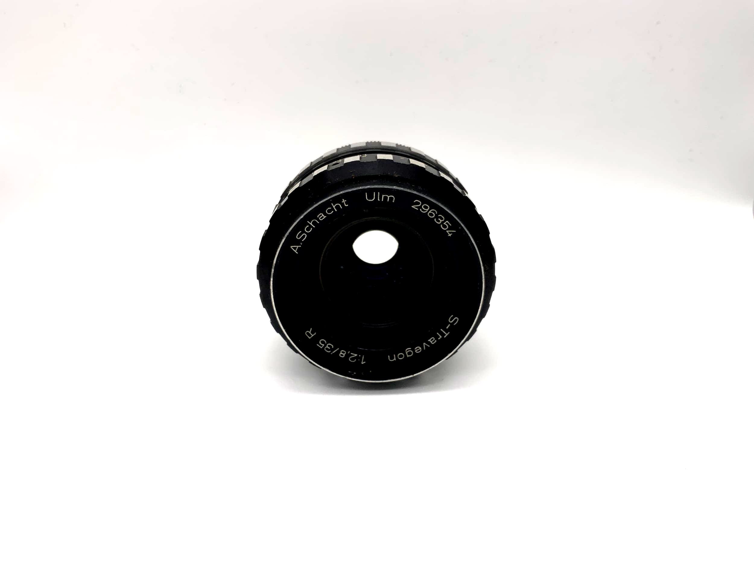 A.Schacht Ulm 35mm 1:2.8 Lens Zebra 35R S-Travegon Camera Lens (M42)