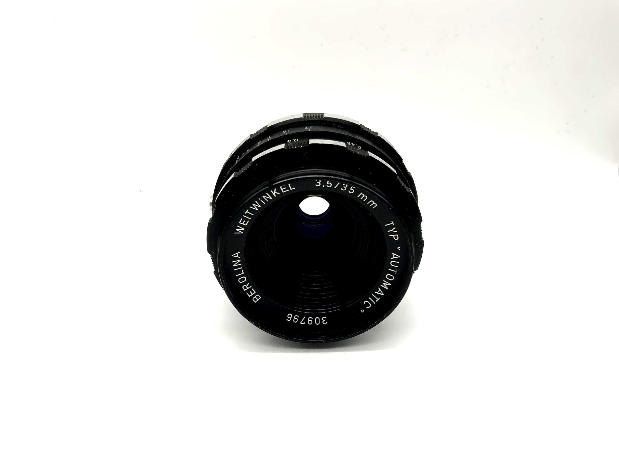 Berolina 35mm 1:3.5 Wide Angle Automatic Camera Lens (M42)