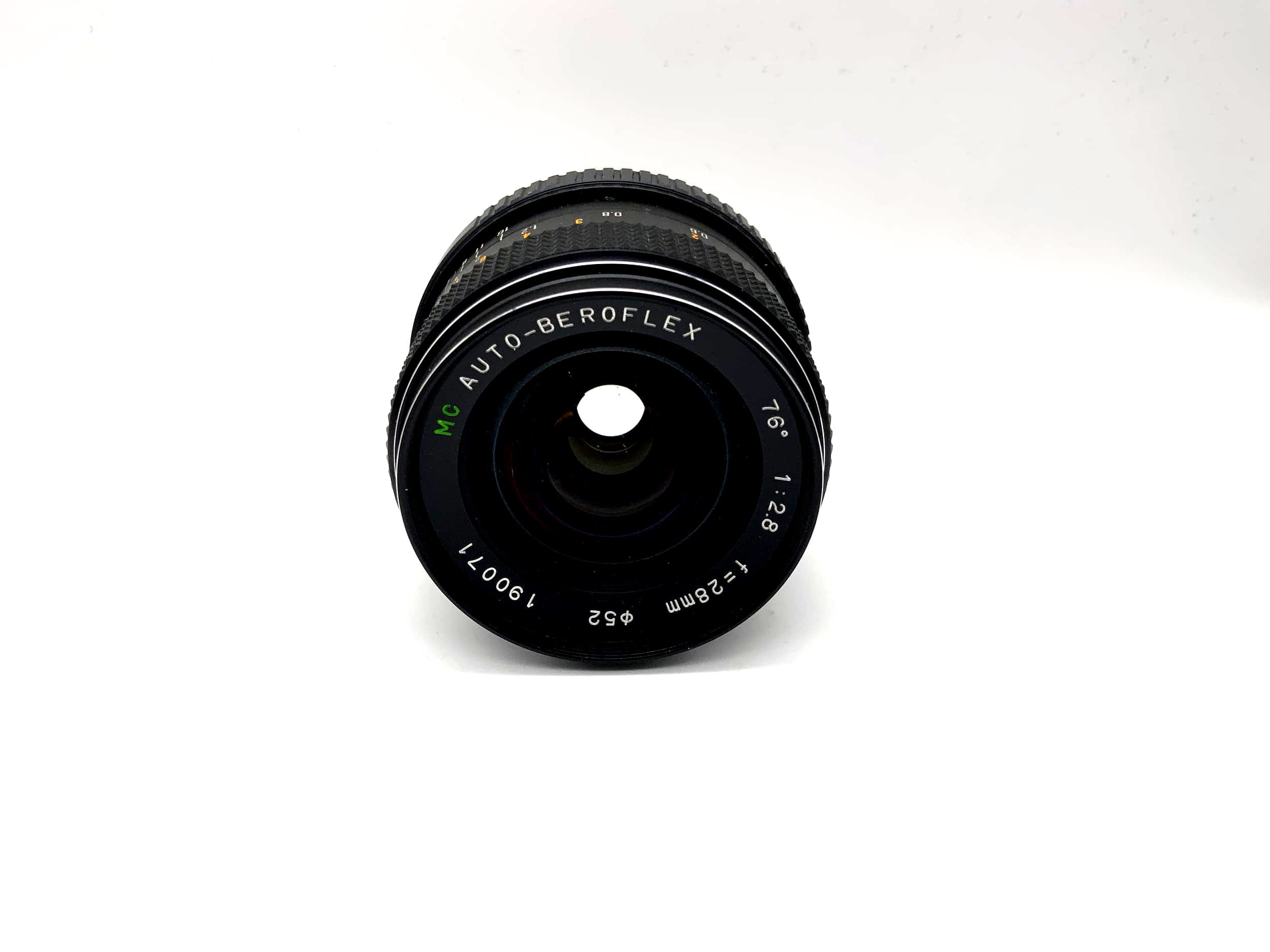 Beroflex 28mm 1:2.8 Lens MC Car Camera Camera Lens (Minolta MD)