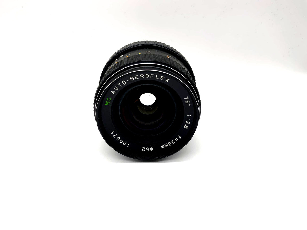 Beroflex 28mm 1:2.8 Lens MC Car Camera Camera Lens (Minolta MD)