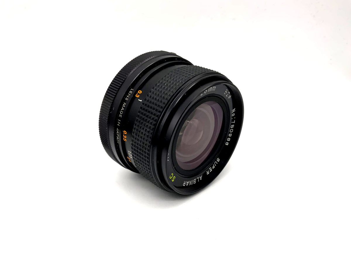 Albinar 28mm 1:2.8 Lens Super Albinar SC auto Camera Lens (Minolta MD)
