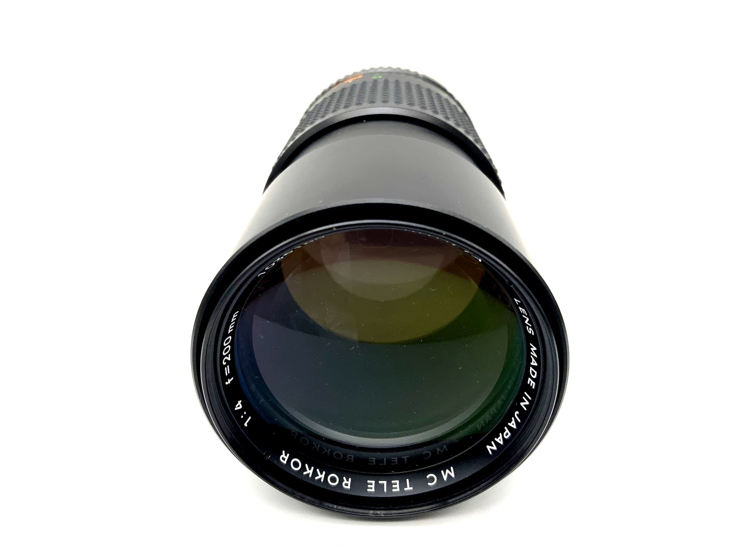 Minolta 200mm 1:4 Lens MC Tele Rokkor Camera Camera Lens (Minolta MD)