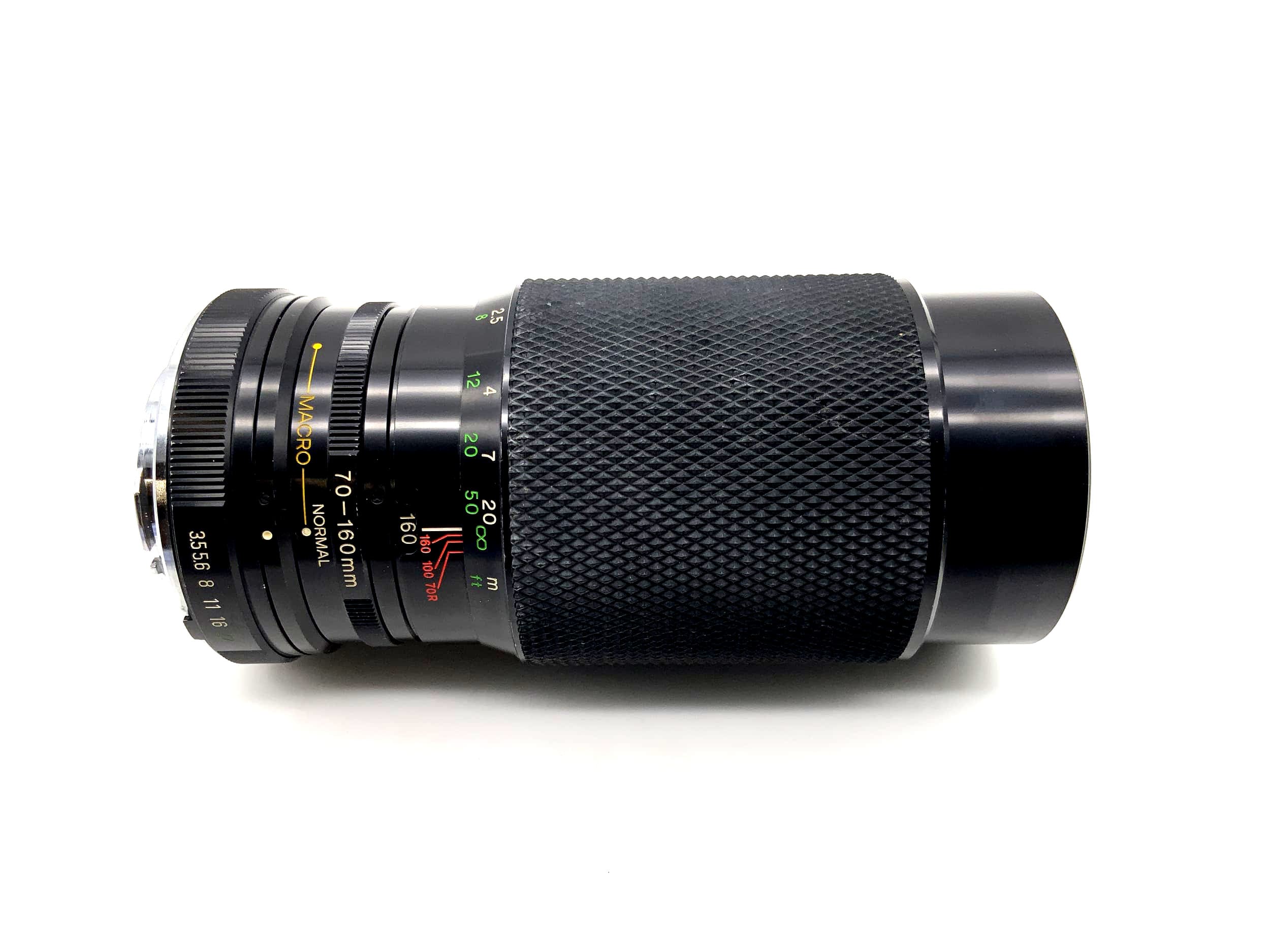 Soligor 70-160mm 1:3.5 Lens C/D Zoom Macro Camera Lens (Minolta MD)