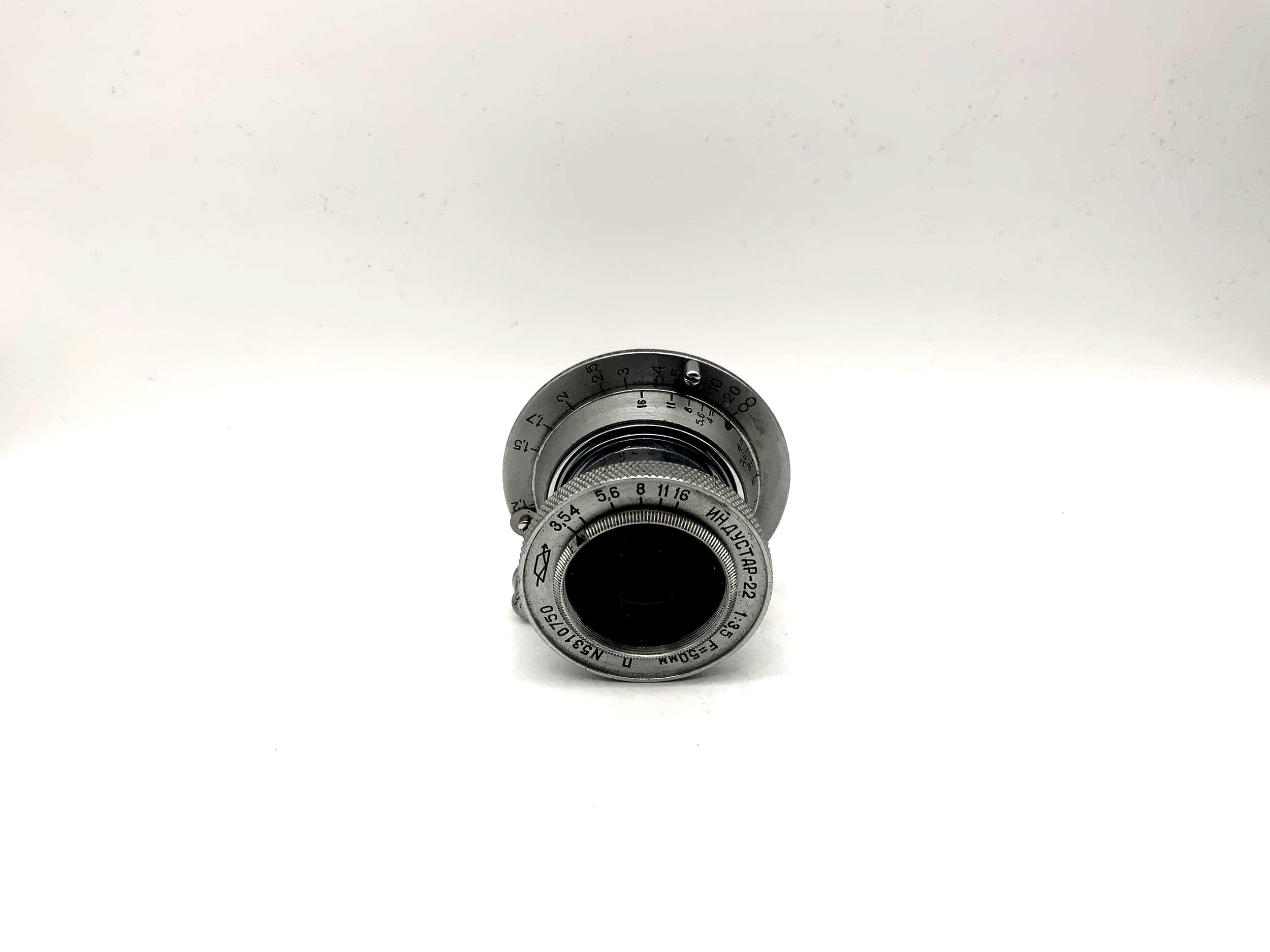 KMZ 50mm 1:3.5 lens L39 compatible with Leica Industar-22 red P Lens (M39)