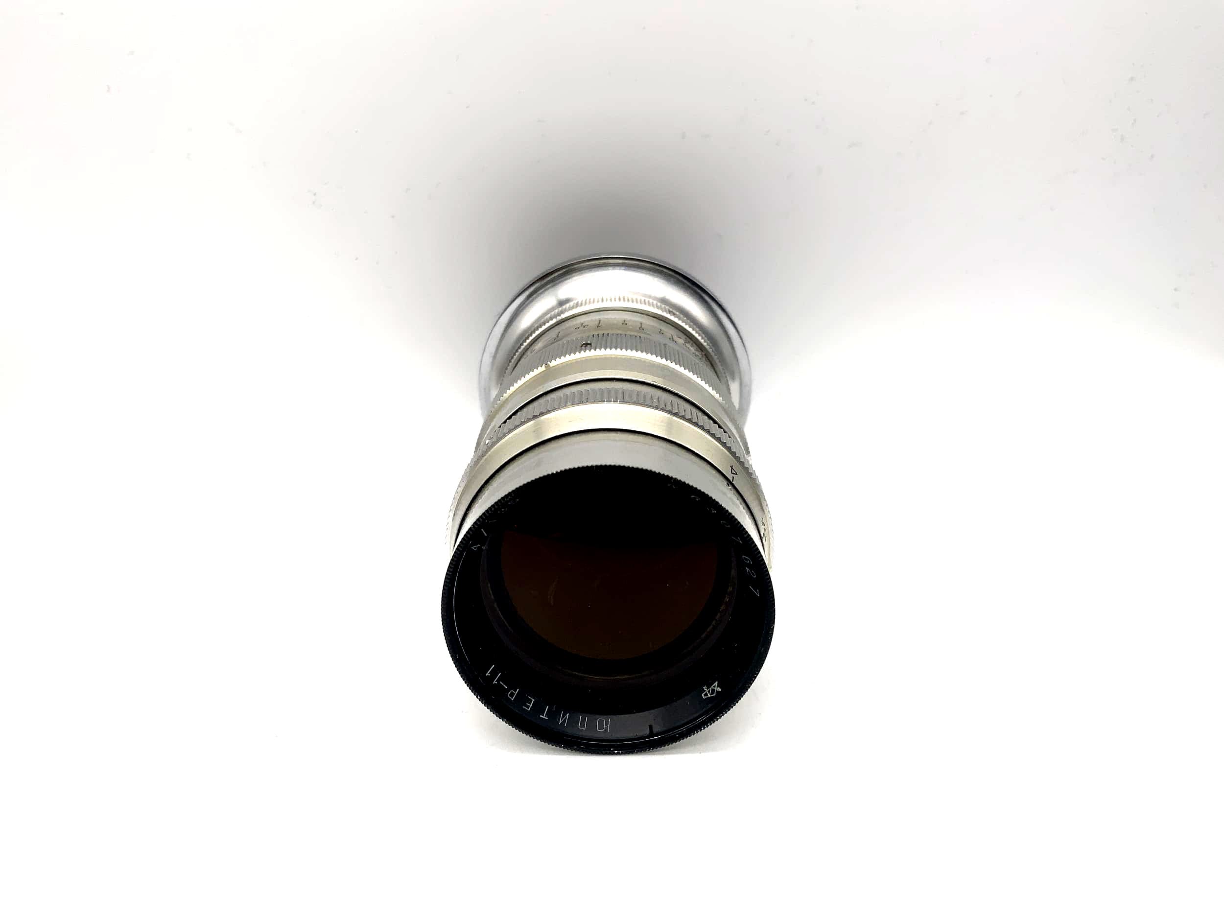 KMZ 135mm 1:4 lens for Jupiter-11 camera (Contax RF)
