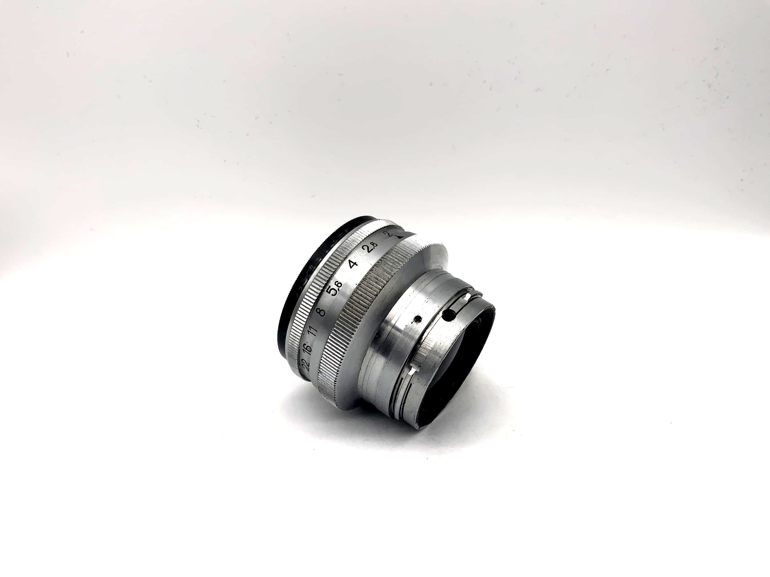 KMZ 50mm 1:2 lens Jupiter-8M 5cm red P camera camera lens (Contax RF)