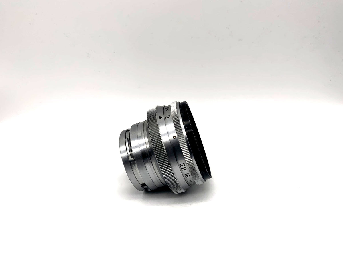KMZ 50mm 1:2 lens Jupiter-8M 5cm red P camera camera lens (Contax RF)