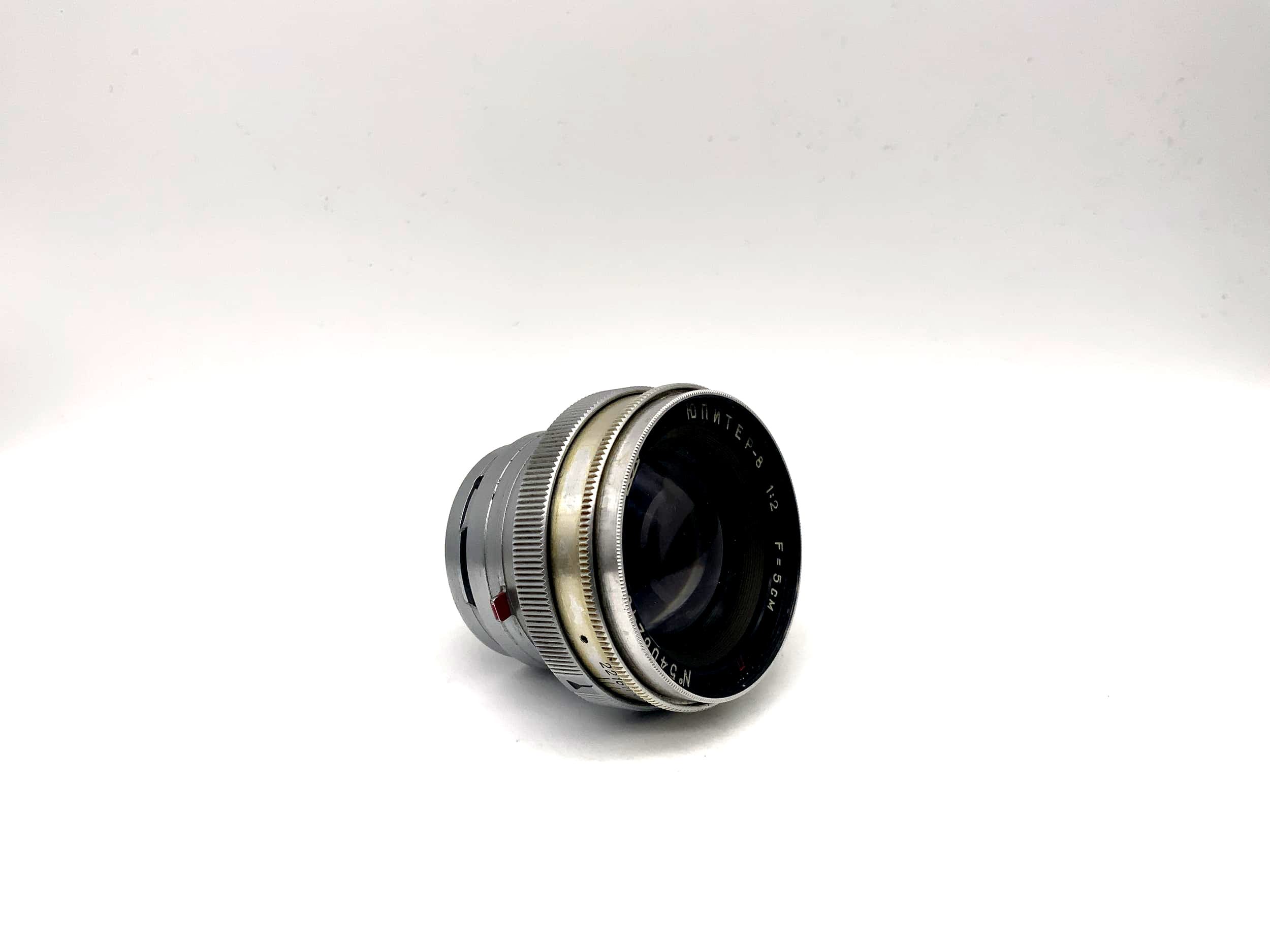 ZOMZ Jupiter-8M 50mm 1:2 Lens 5cm red P Rangefinder Lens (Contax RF)