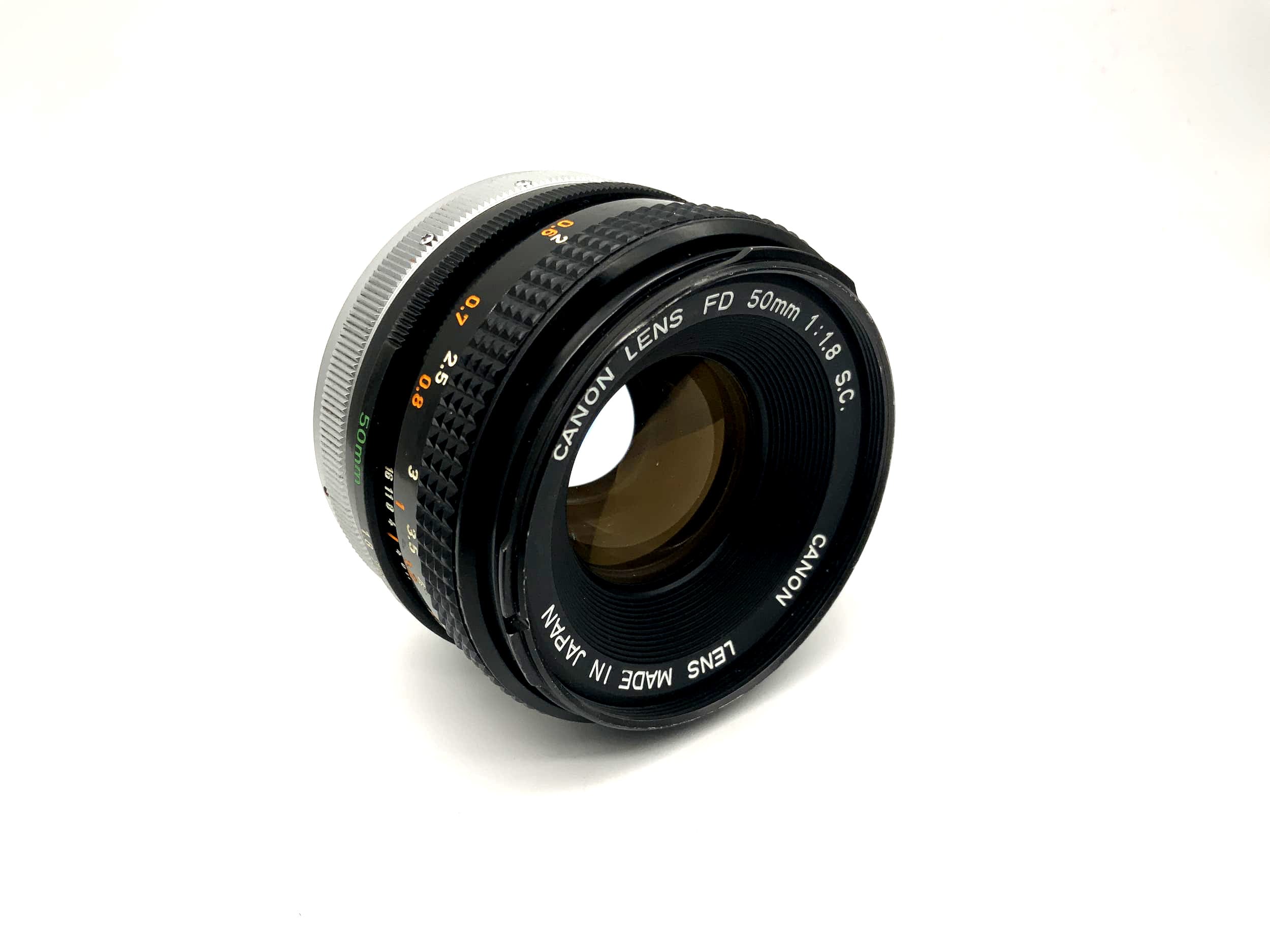 Canon 50mm 1:1.8 Lens Lens FD SC Camera Camera Lens (Canon FD)