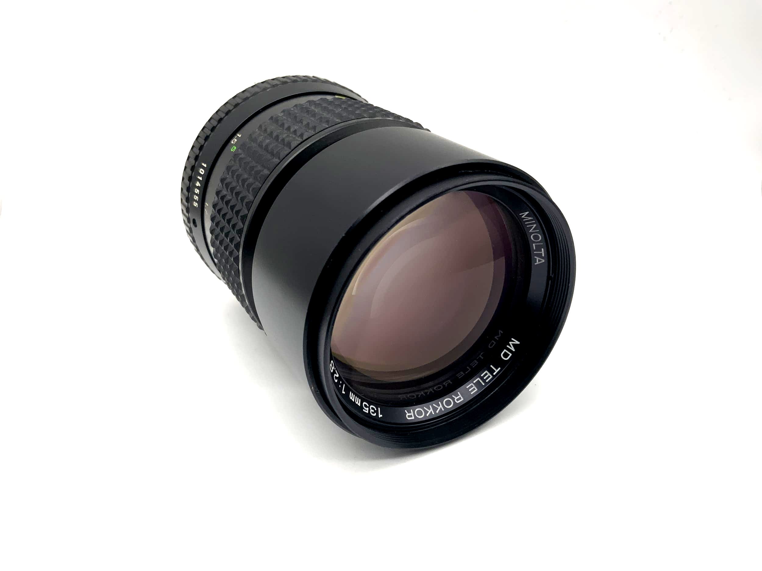 Minolta 135mm 1:2.8 Lens MD Tele Rokkor Camera Camera Lens (Minolta MD)