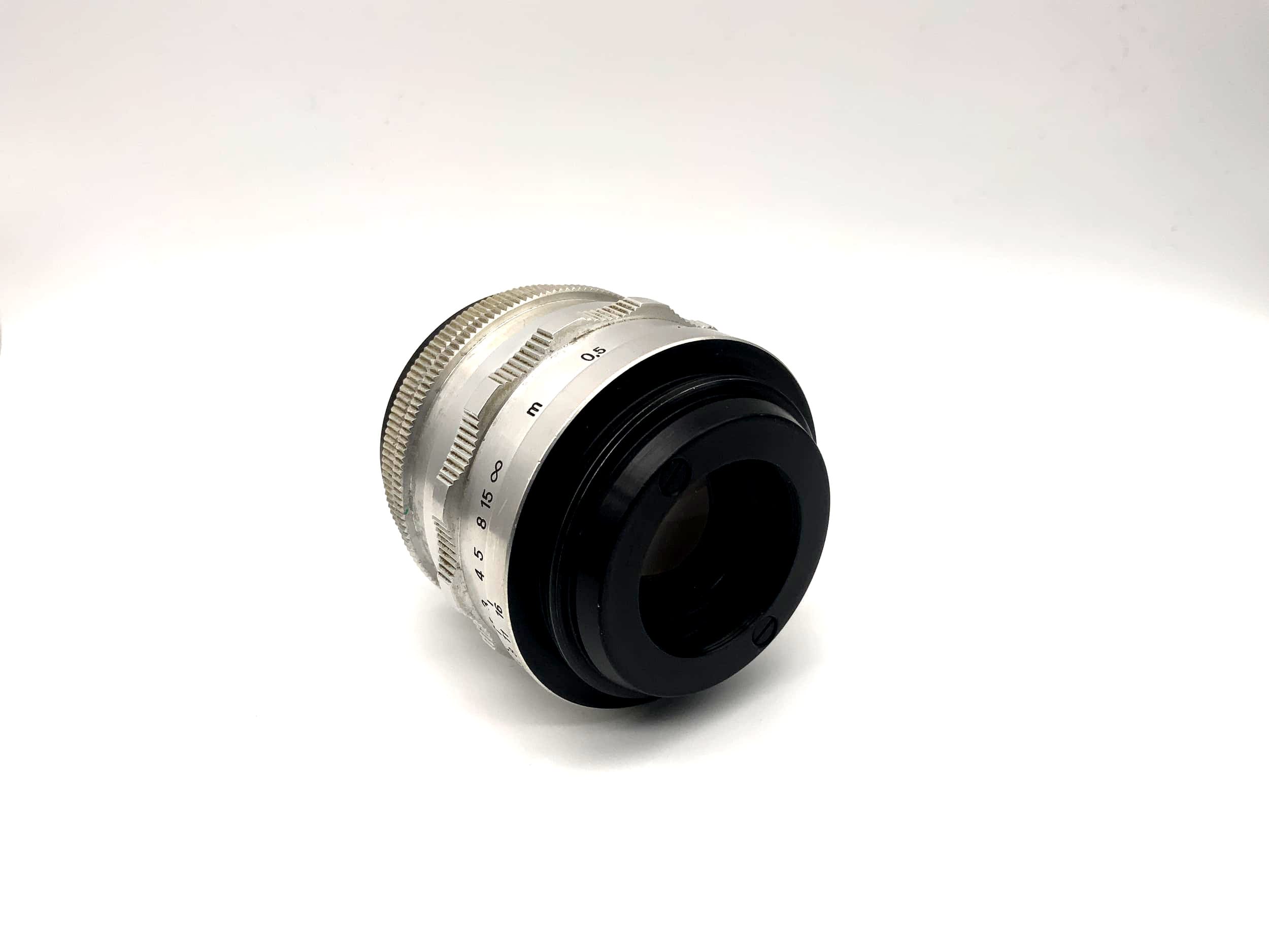 Carl Zeiss 50mm 1:2.8 lens Tessar red T Q1 compact 14 Blades Lens (M42)