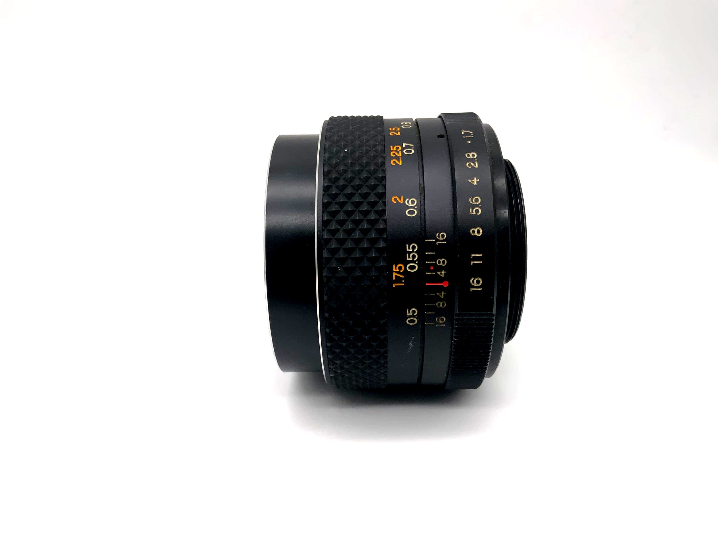 Yashica 50mm 1:1.7 lens for Yashicon DS-M camera (M42)